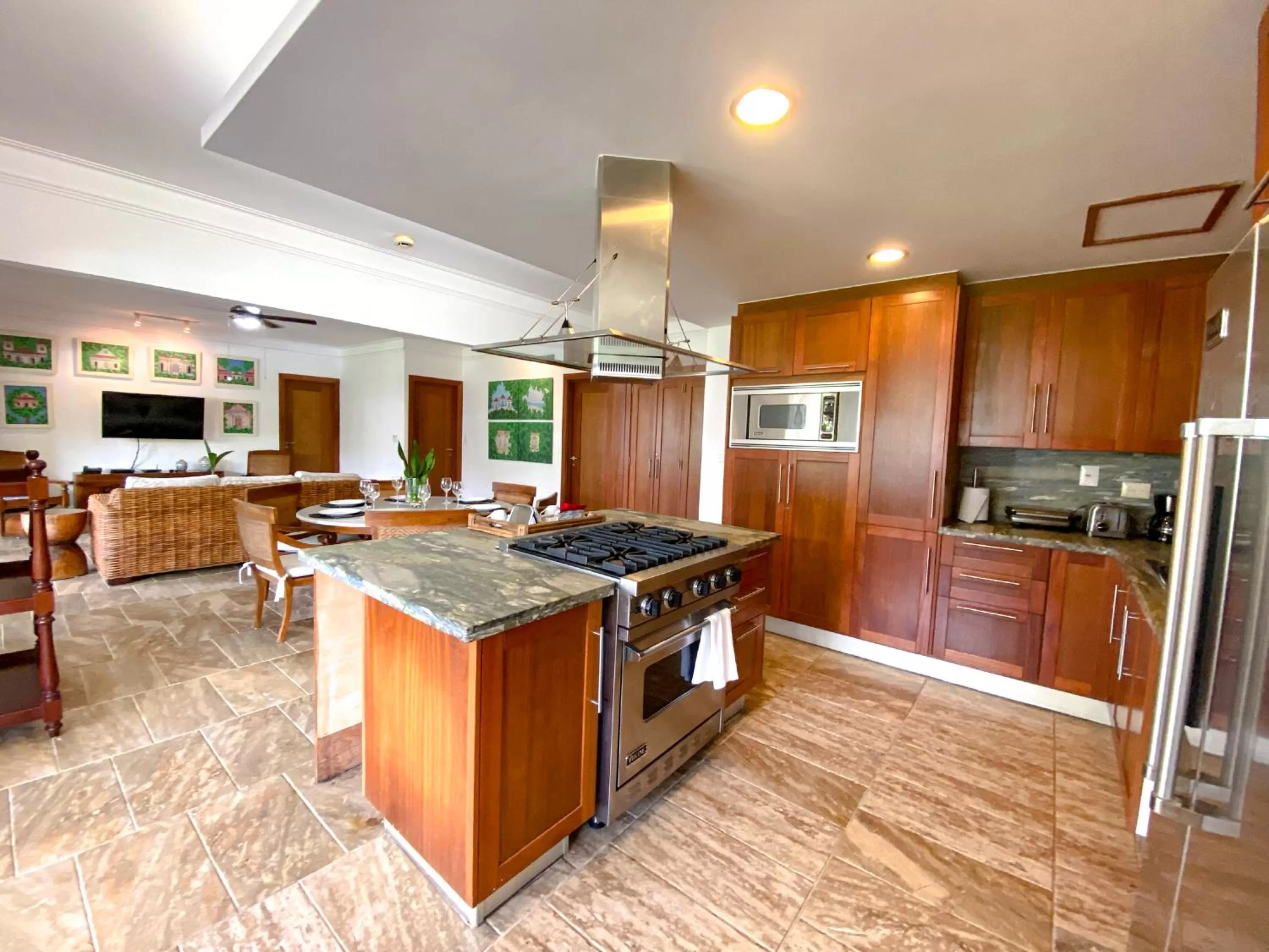 Kitchen or kitchenette in Xeliter Balcones del Atlantico - Las Terrenas