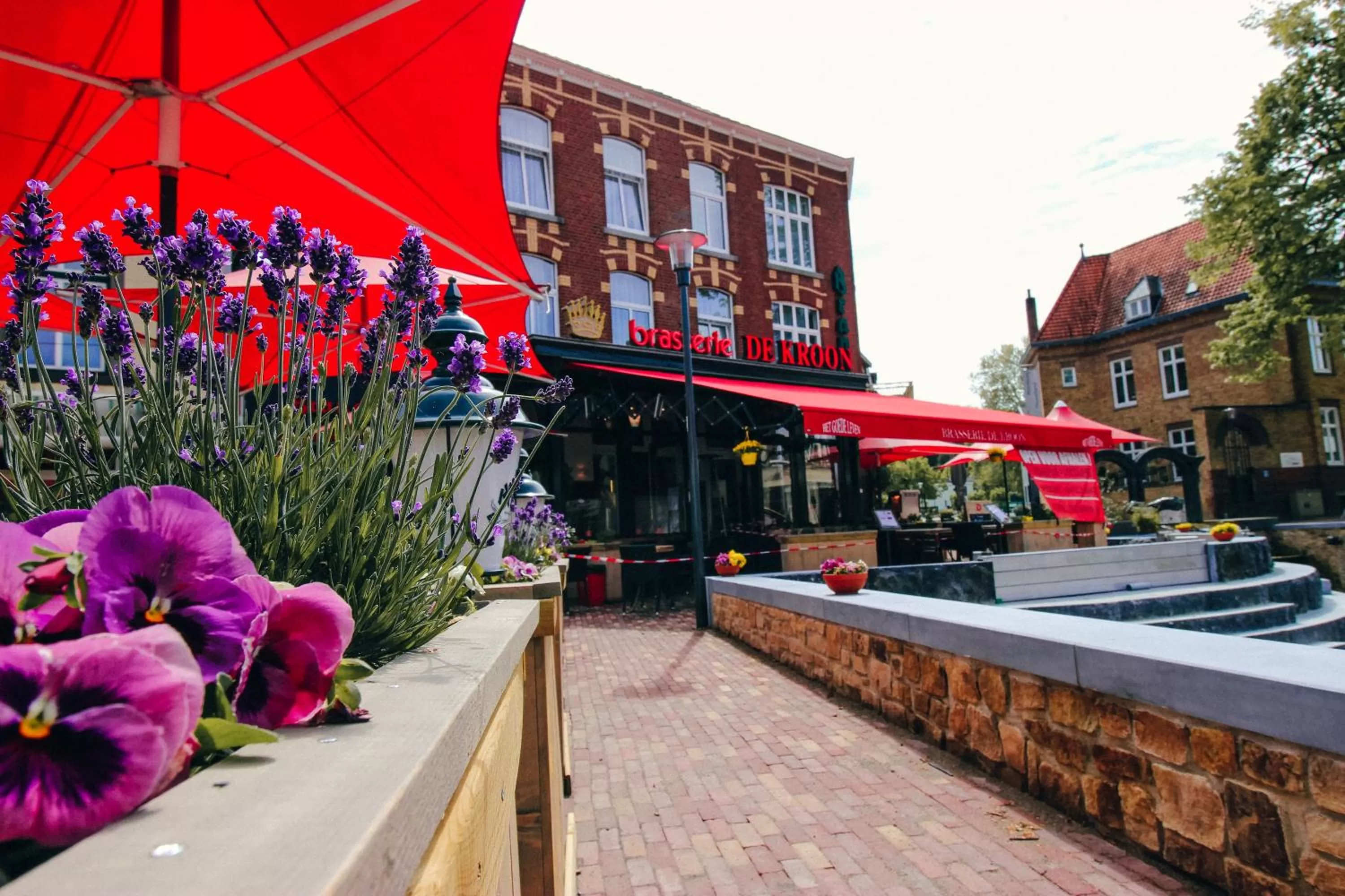 Balcony/Terrace in Hotel Brasserie de Kroon