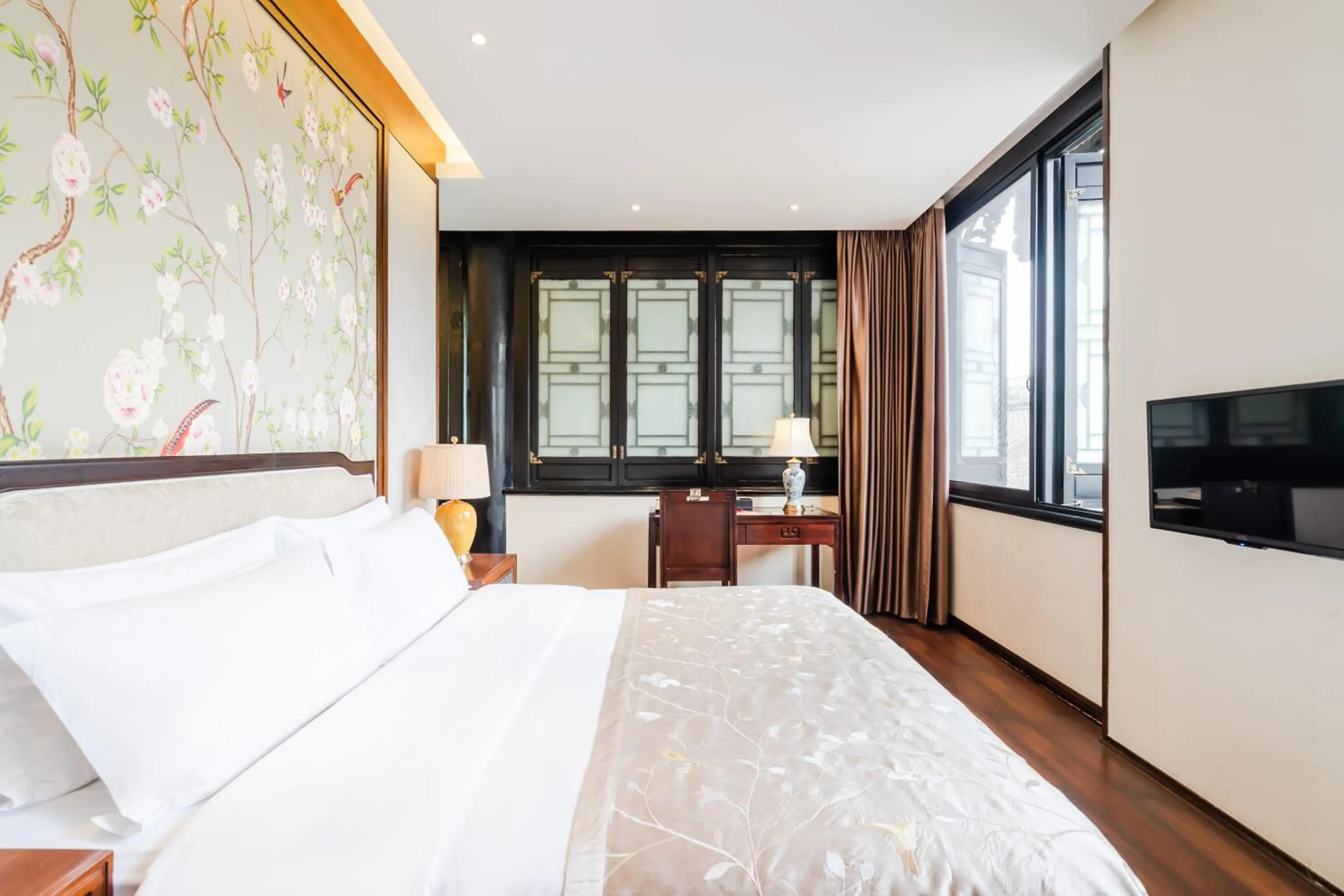 Bed in Buddha Zen Hotel