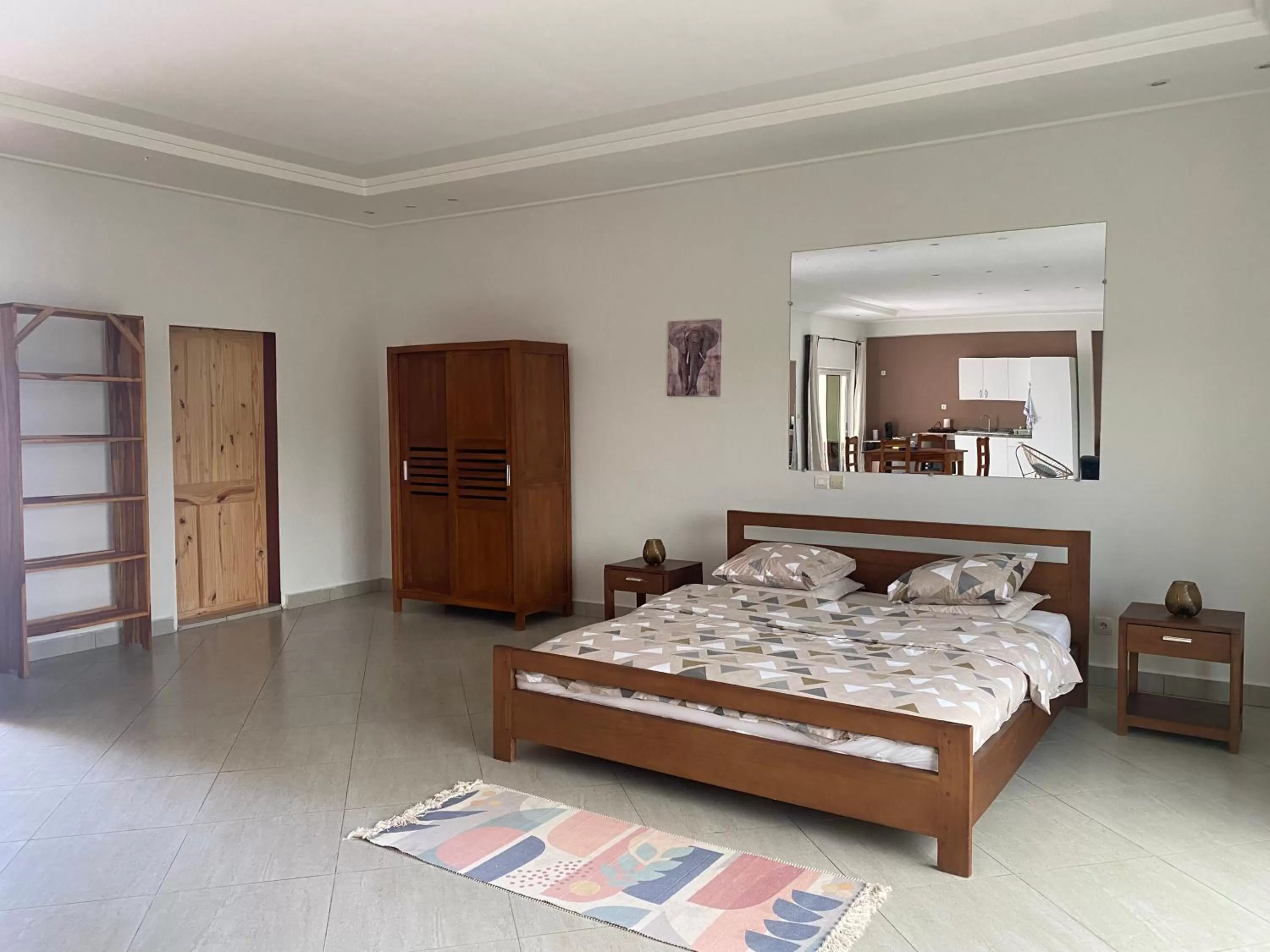 Bed in L'Oasis Guesthouse