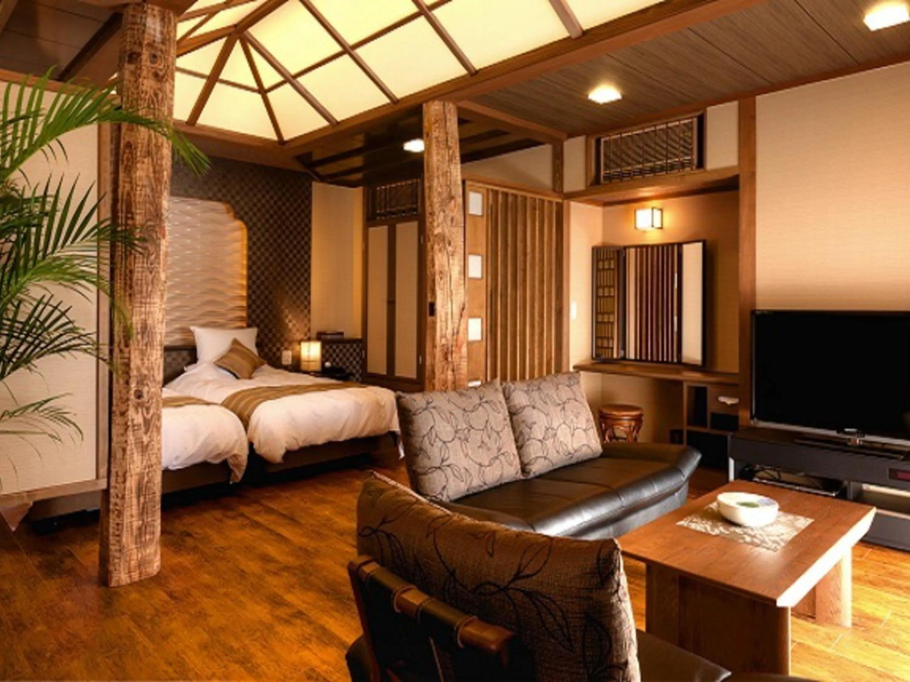 Photo of the whole room, Bed in Ryokan Shinsen