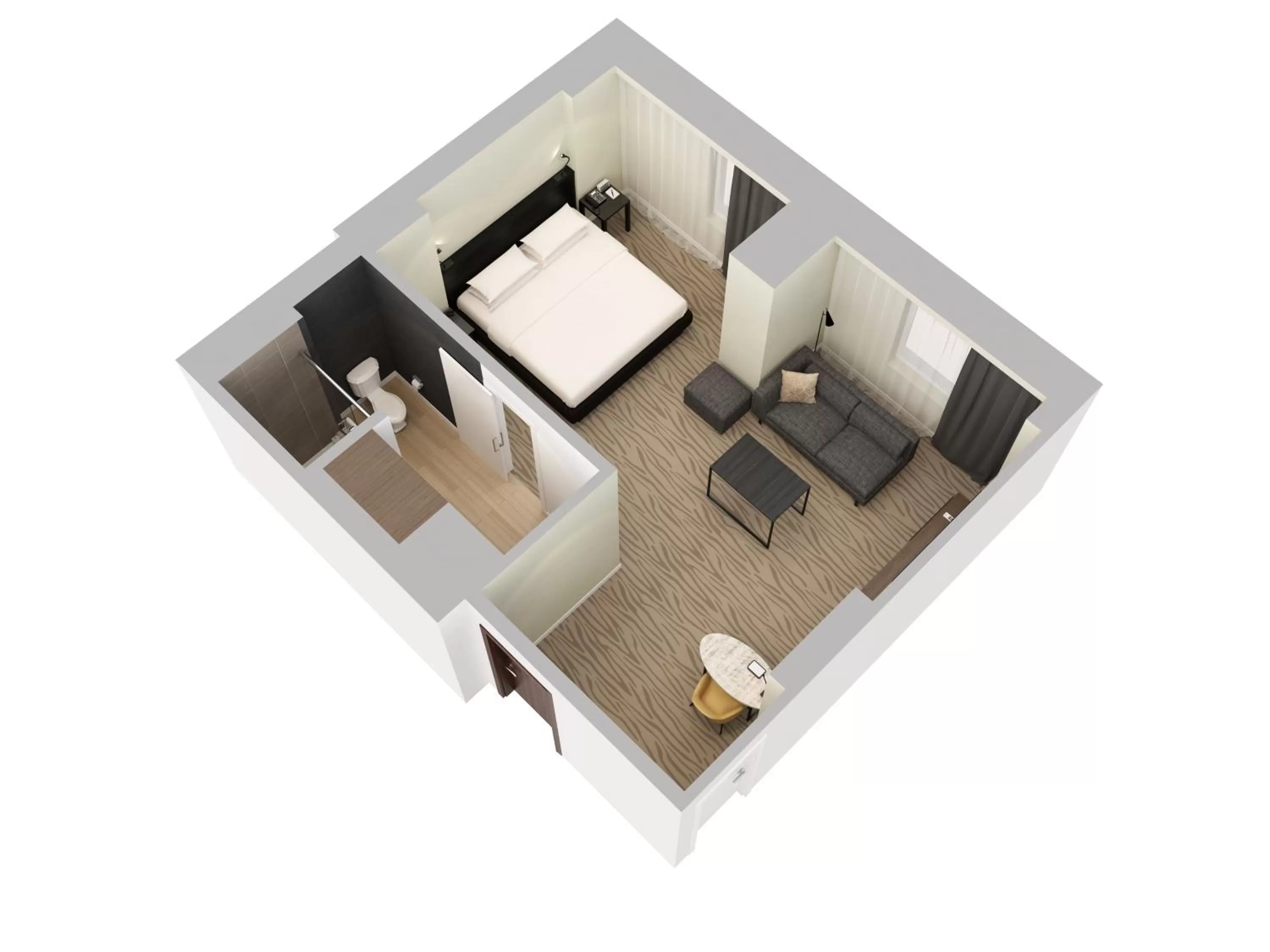 Floor plan in Hyatt Regency Deerfield