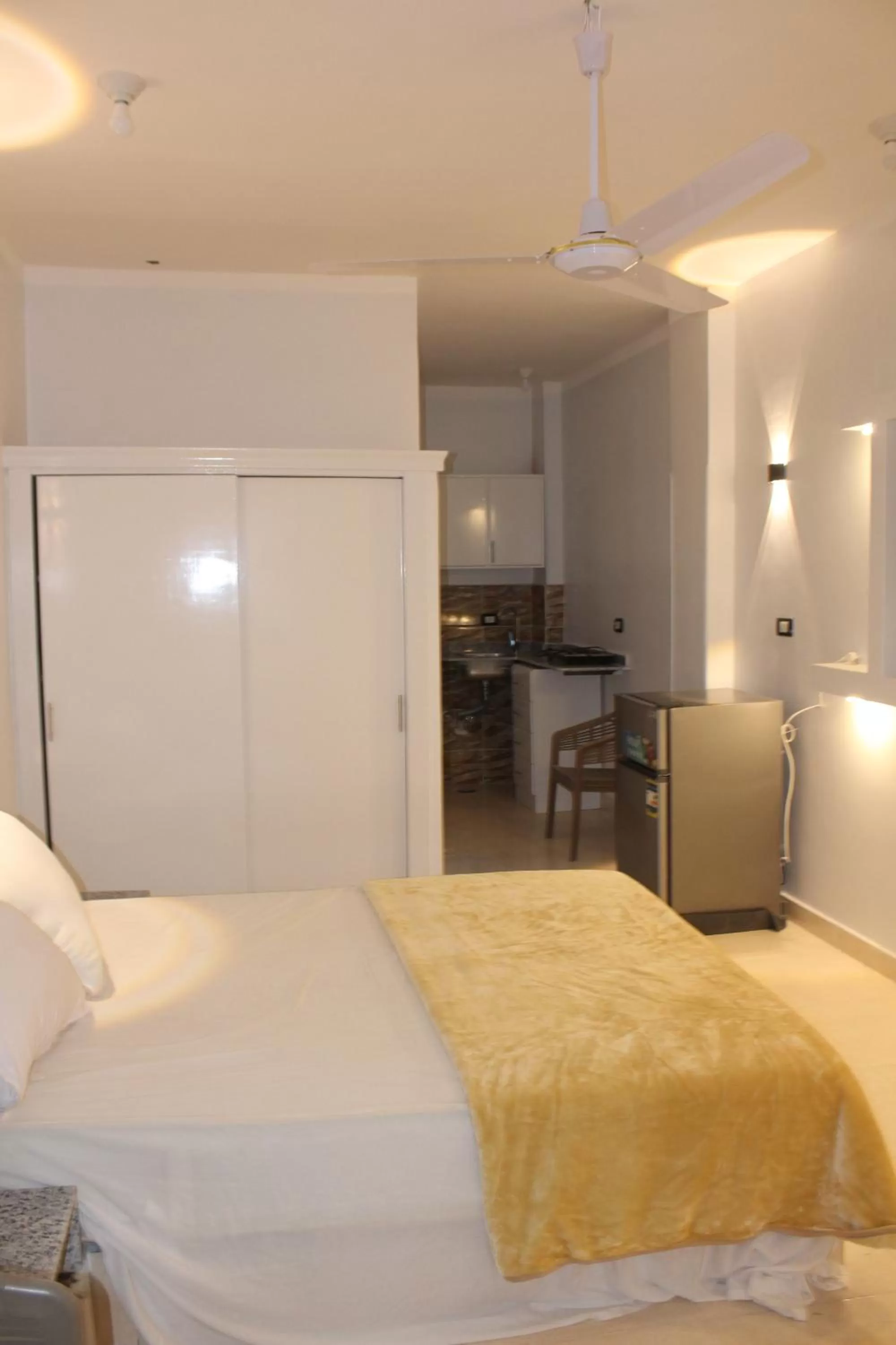 Bed in Mama Africa Apts & Studios