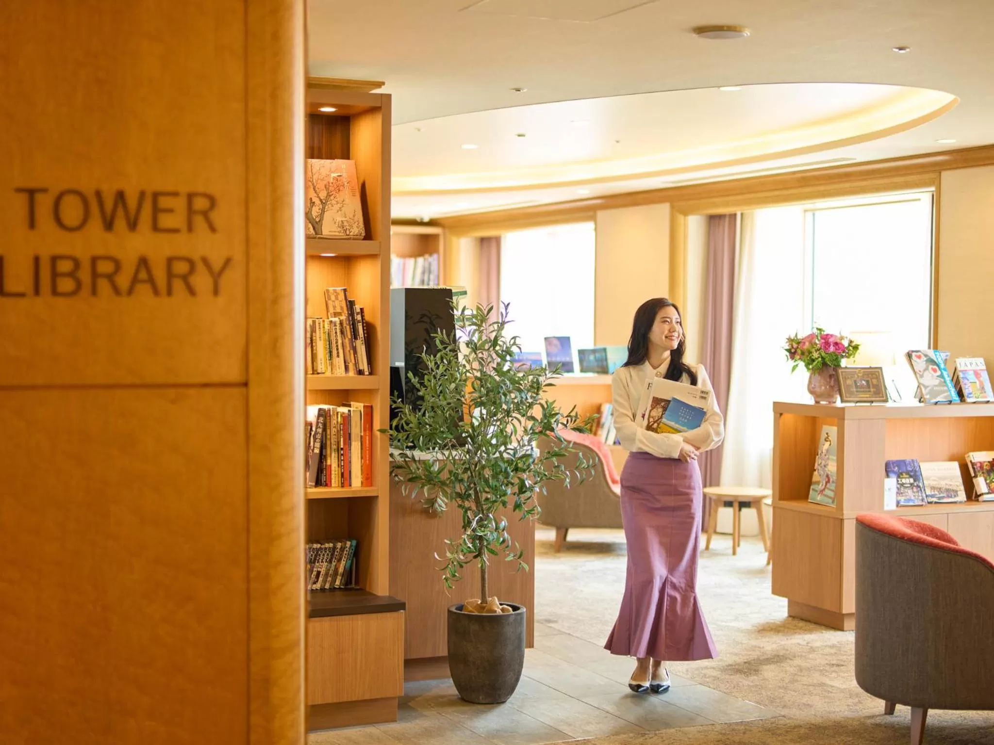 Library in Rihga Royal Hotel Kokura Fukuoka