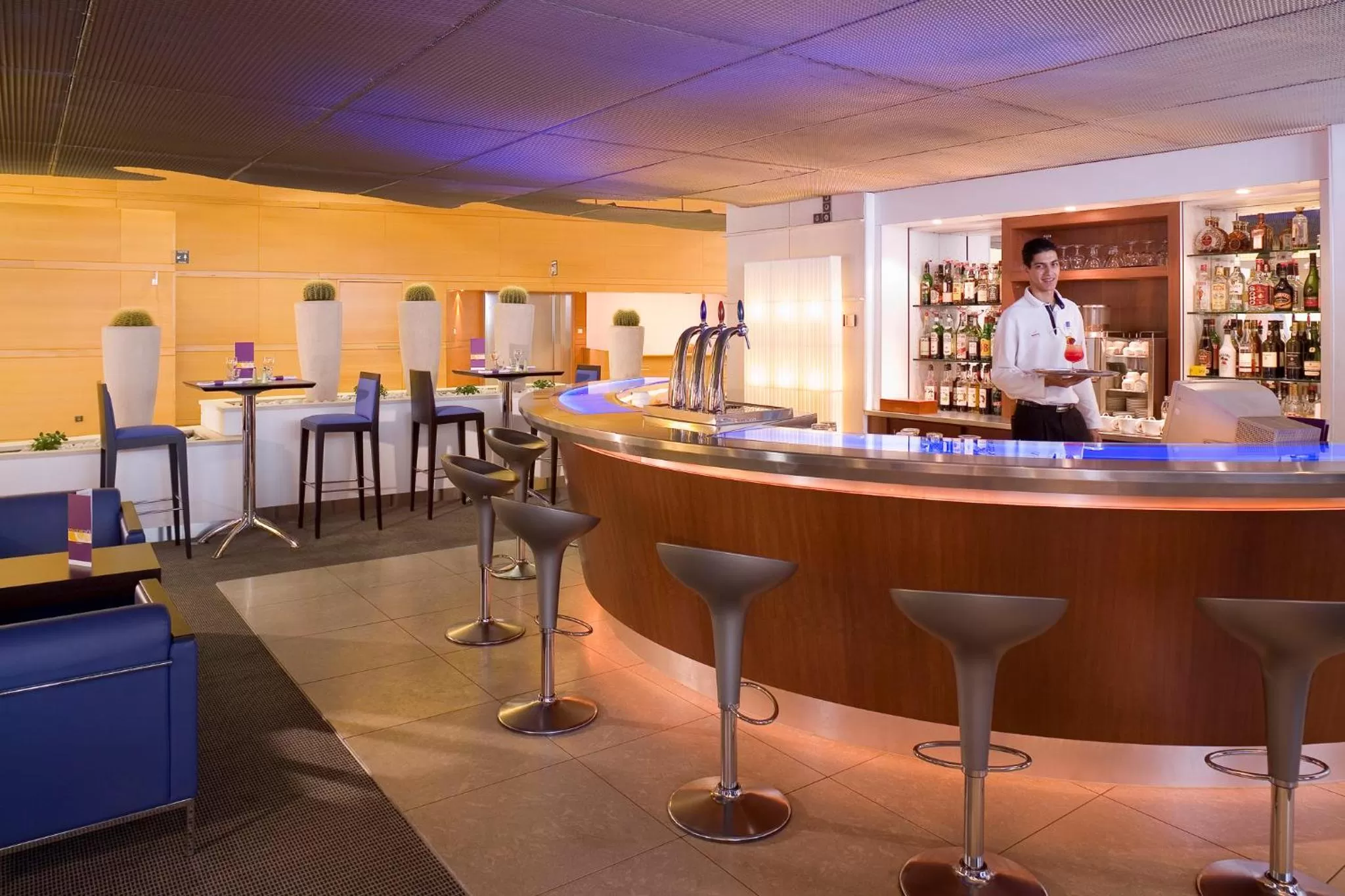 Lounge or bar in Novotel Belfort Centre Atria