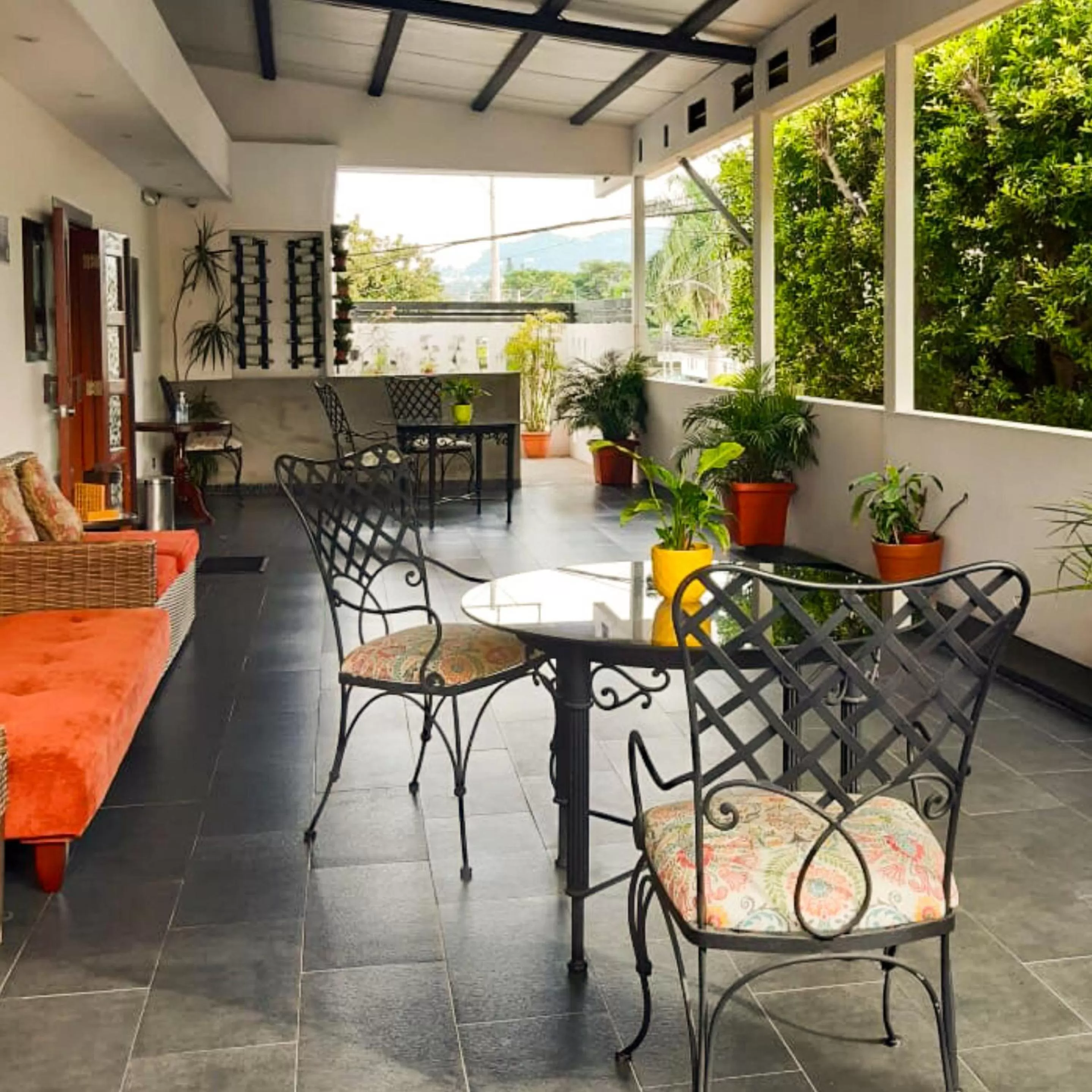 Balcony/Terrace in Hotel Villa Florencia Zona Rosa