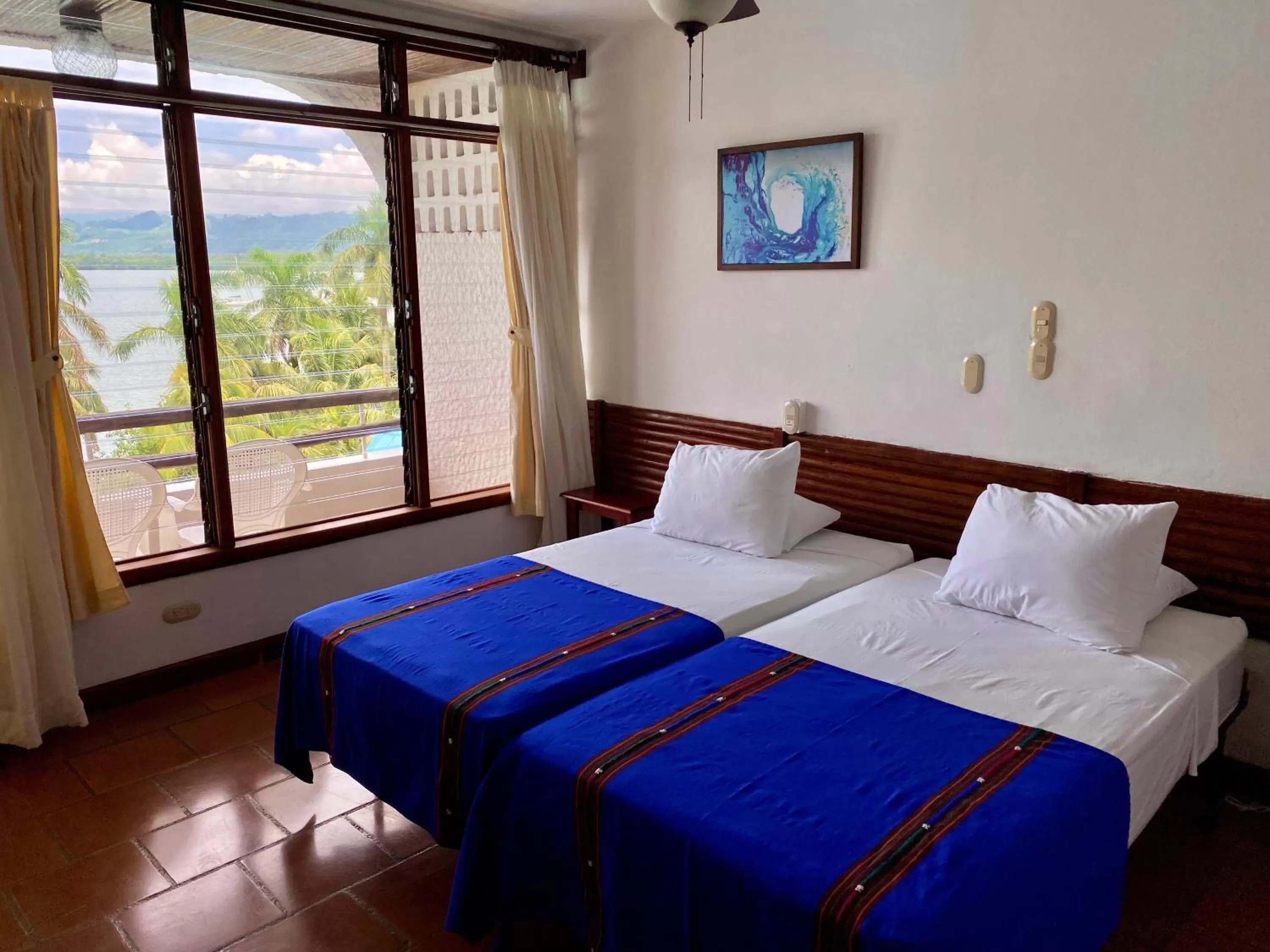 Bedroom, Bed in Villa Caribe