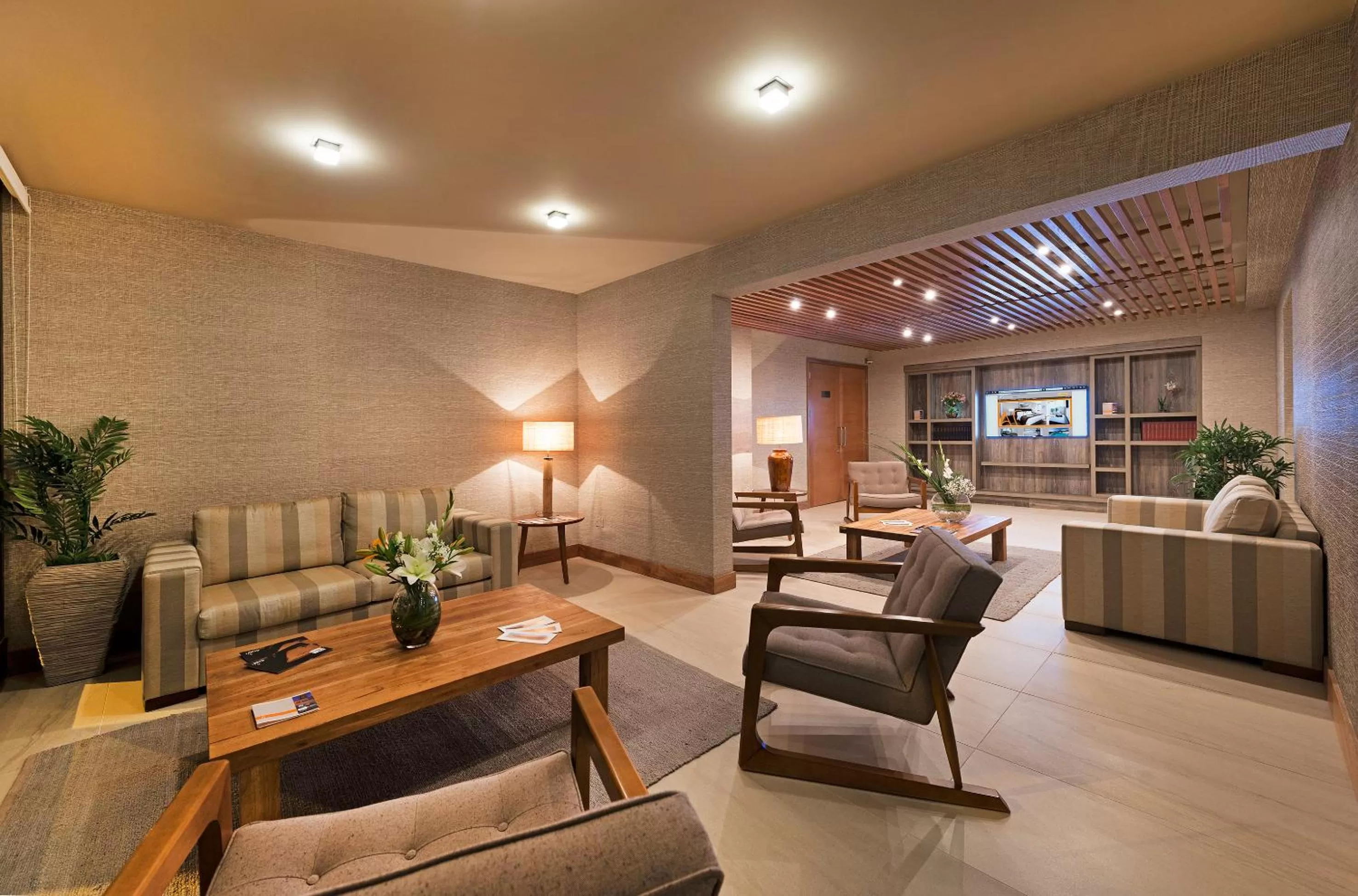 Communal lounge/ TV room in Hotel Atacama Suites
