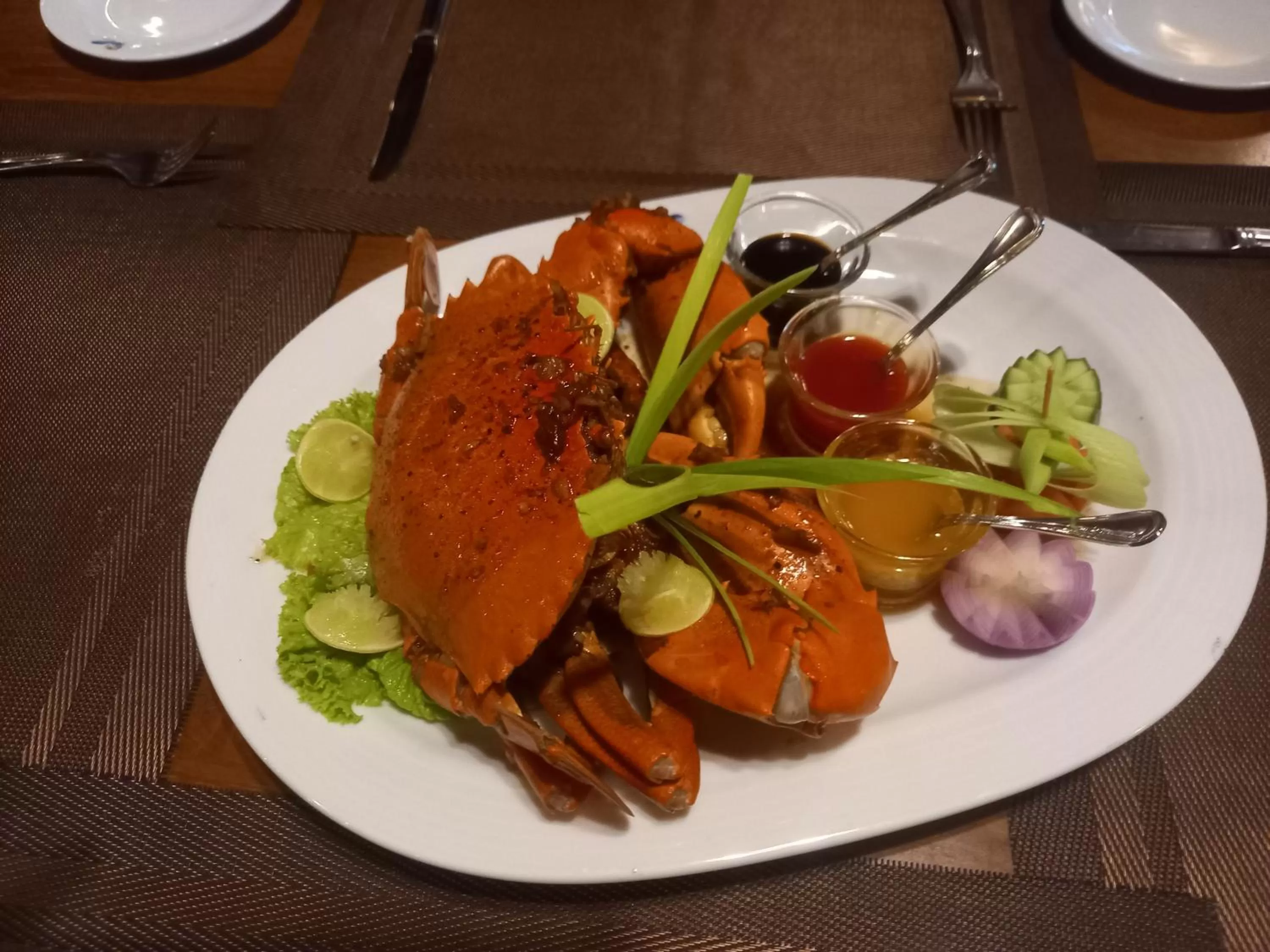 Food in Blue Sand Beach Resort