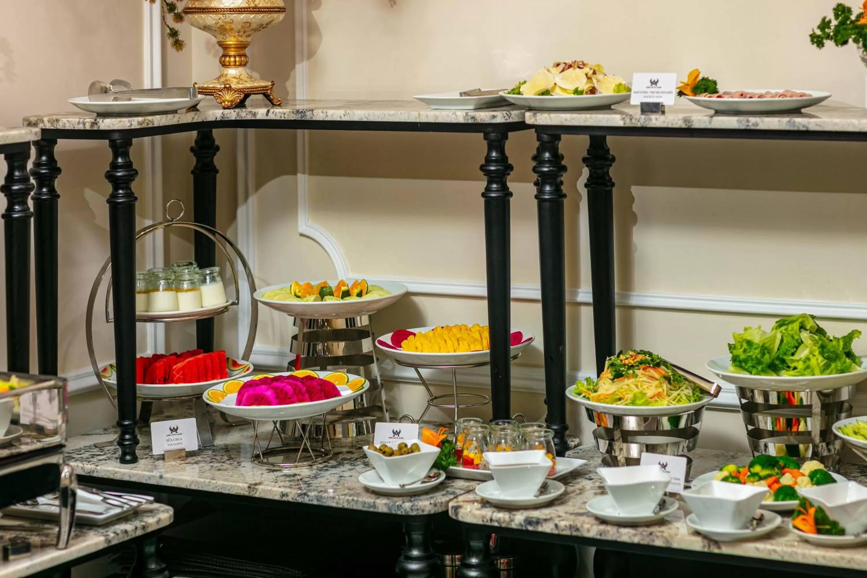 Buffet breakfast in Amira Hotel Hanoi