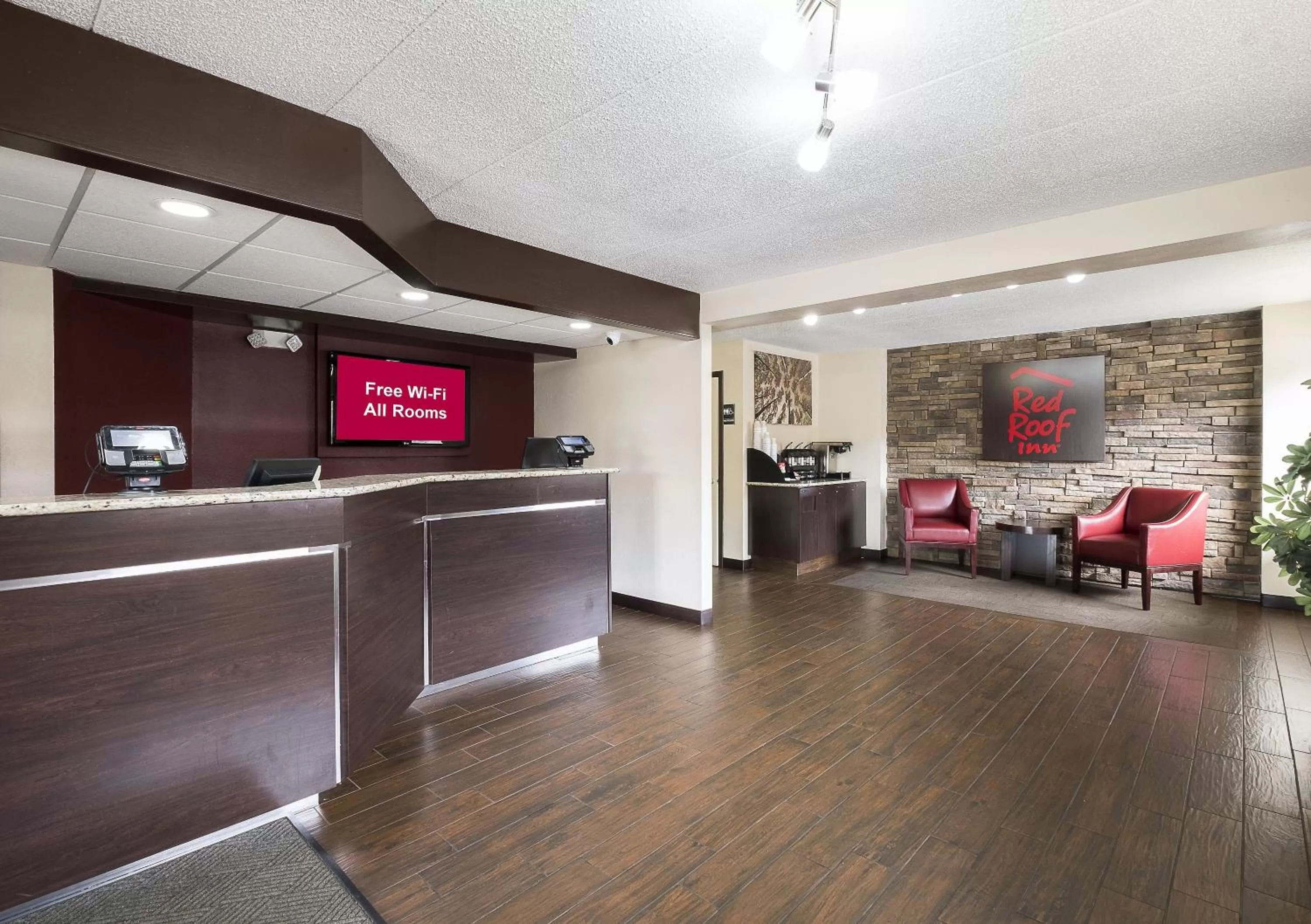 Lobby or reception in Red Roof Inn Chicago-OHare Airport Arlington Hts