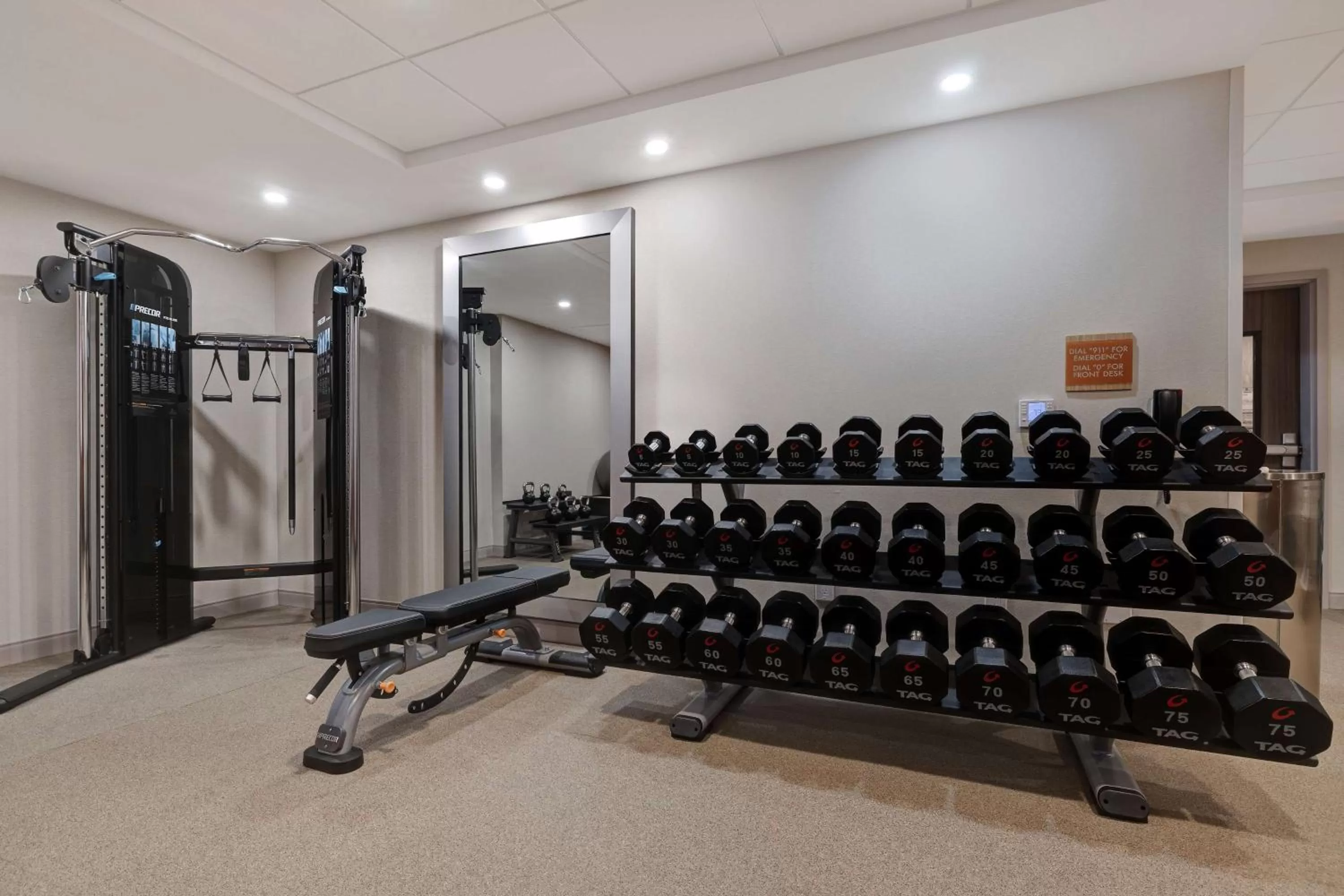 Fitness centre/facilities in Home2 Suites By Hilton Redding