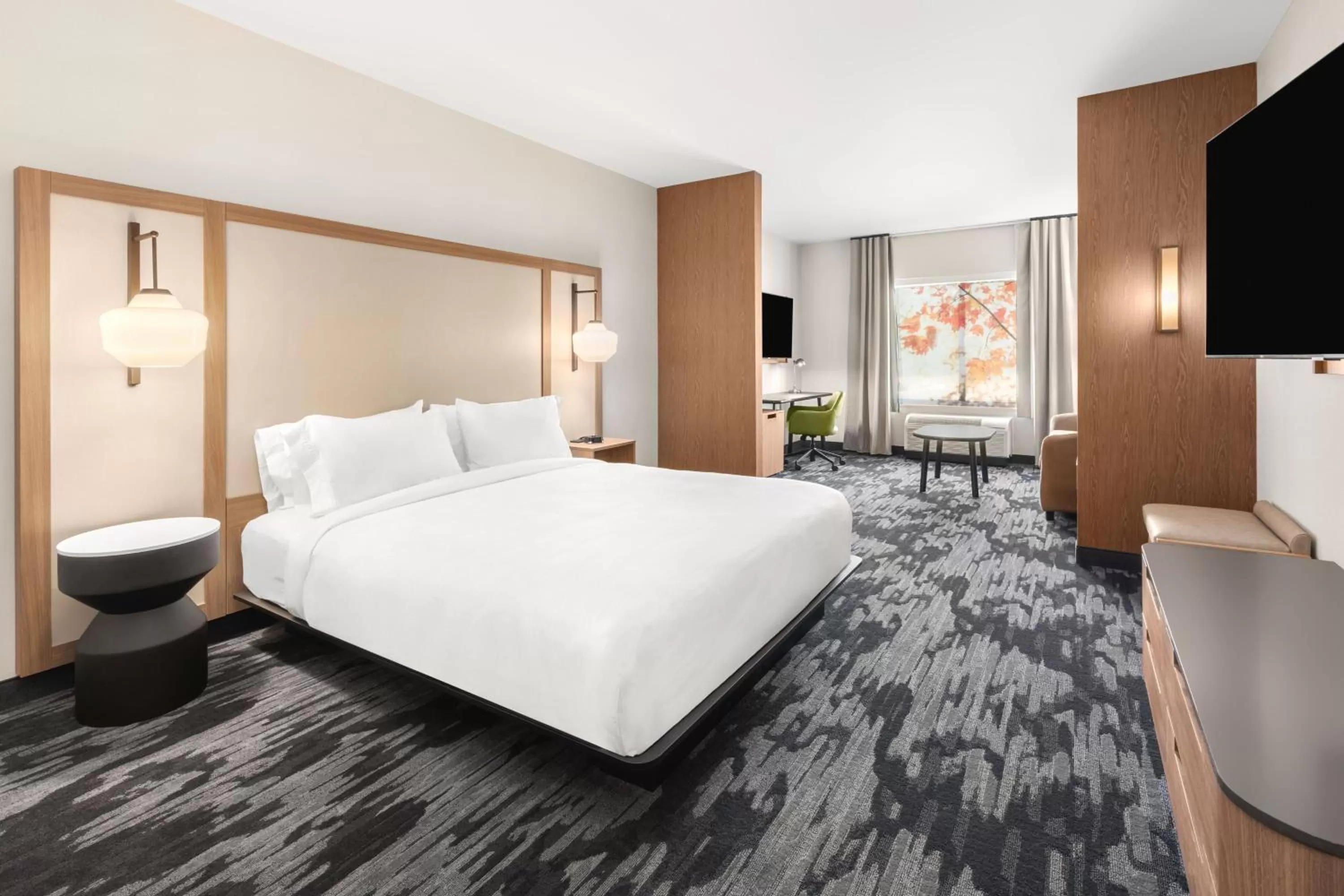 Bedroom, Bed in Fairfield by Marriott Inn & Suites Seattle Poulsbo