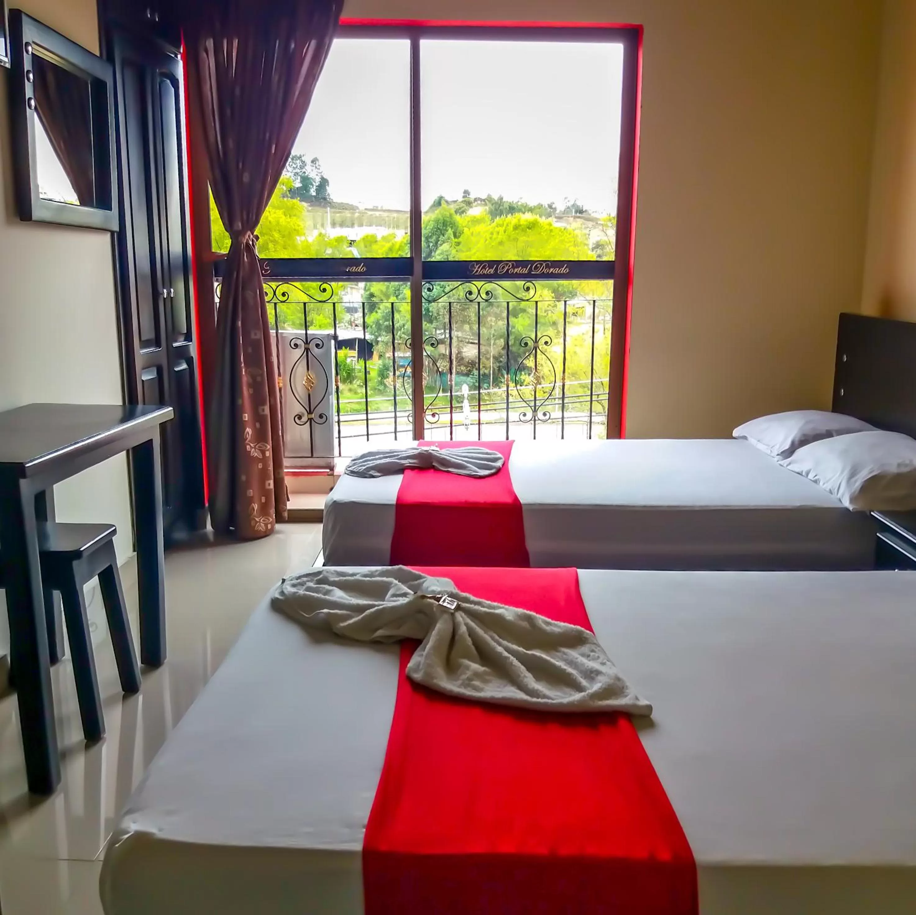 Bed in Hotel Portal Dorado