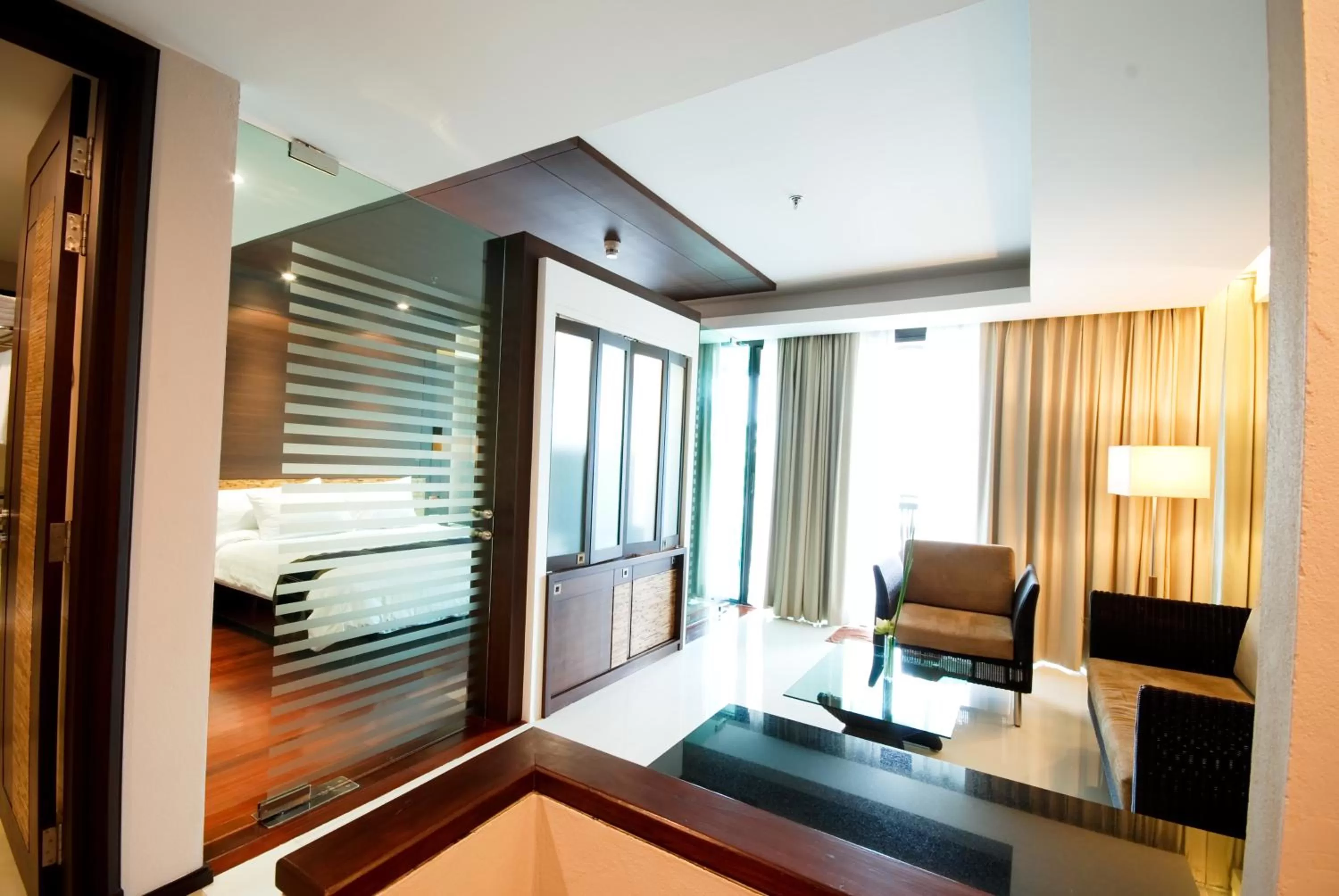 Living room, Bed in Tara Mantra Cha-Am Resort