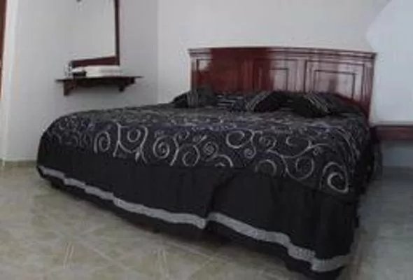 Bed in Hotel Don Porfirio