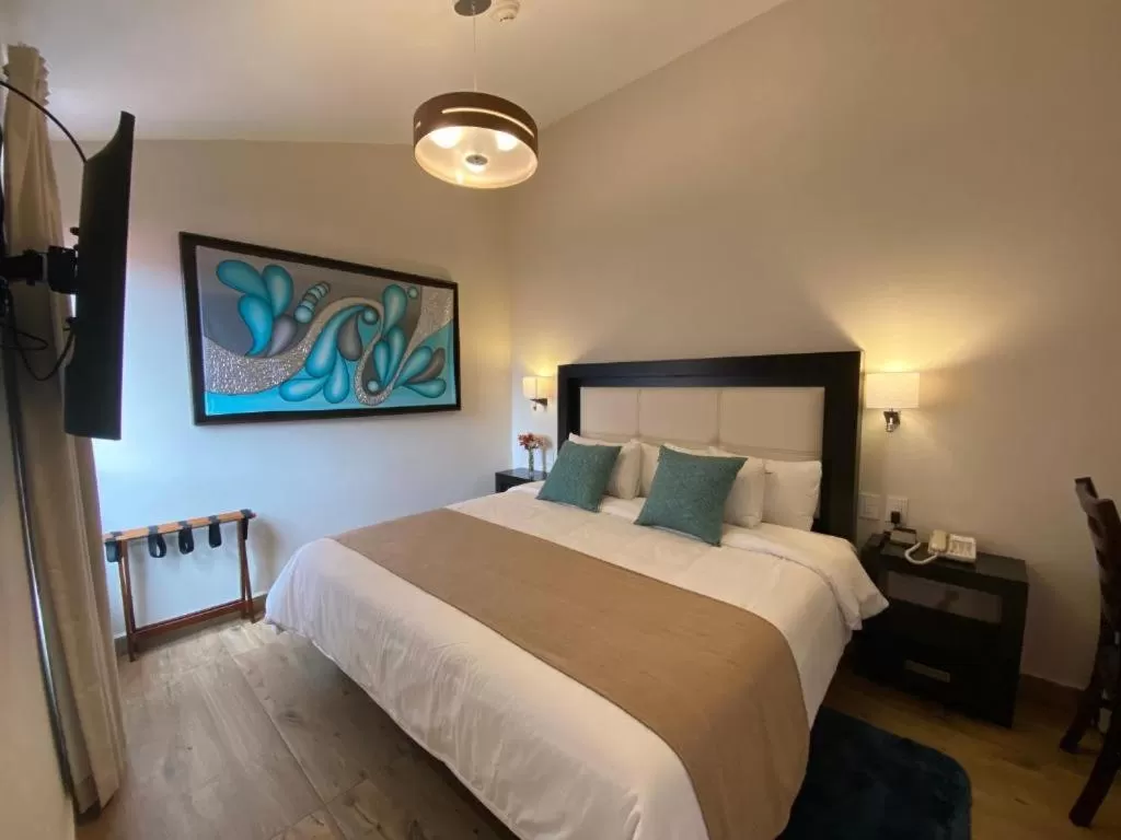 Bed in Hotel Villa Murano