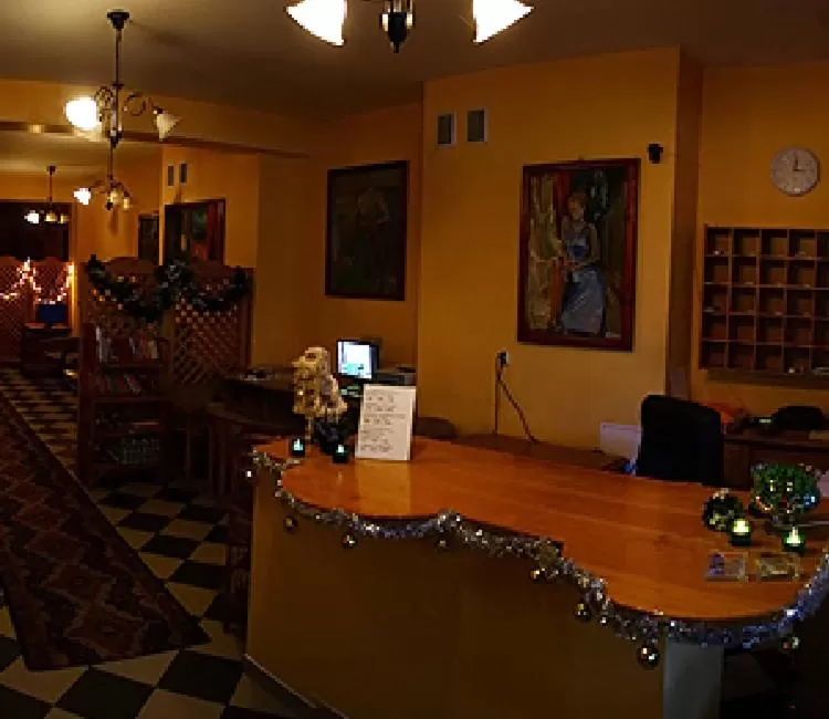 Lobby or reception in Hotelik Senator with access Kitchen - Adults Only