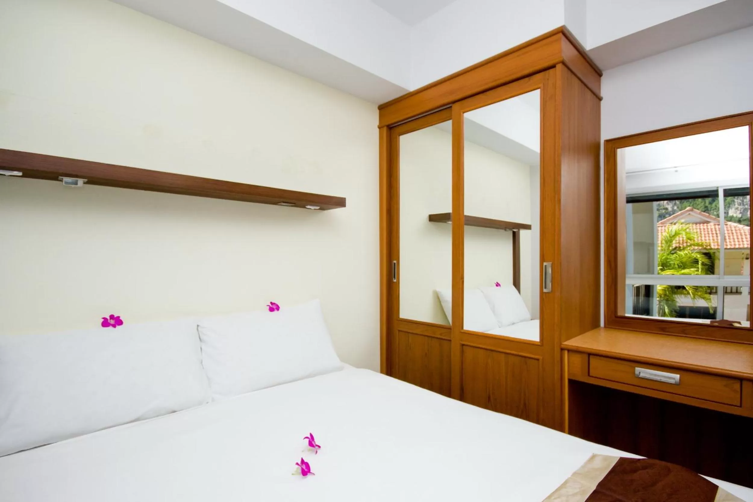 Decorative detail, Bed in Krabi Apartment Hotel