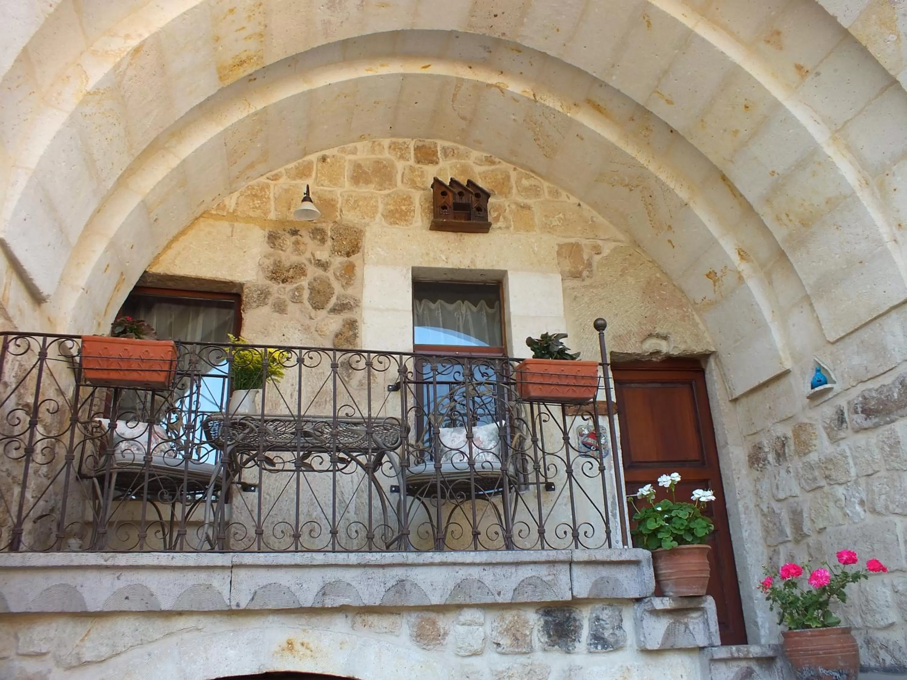 Balcony/Terrace in Melekler Evi Cave Hotel