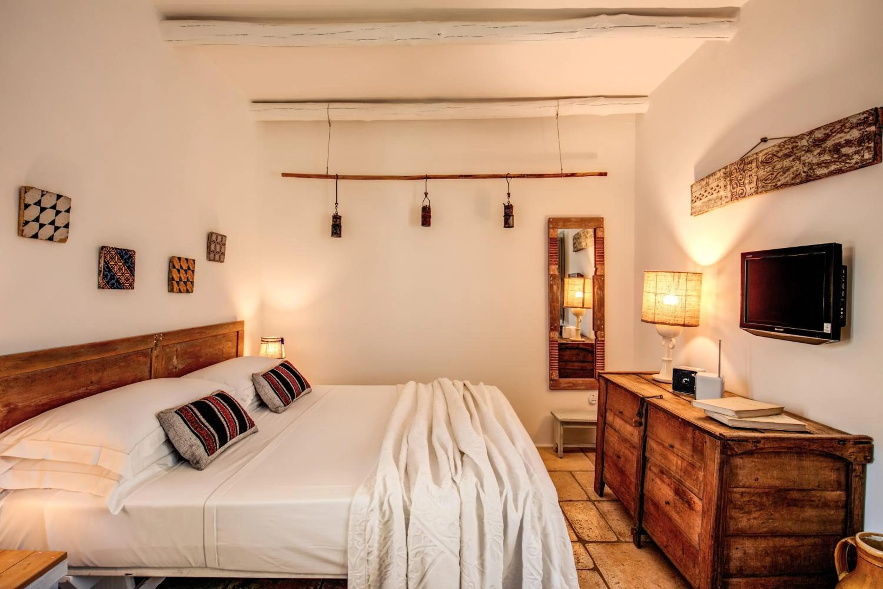 Bed in Masseria Cervarolo