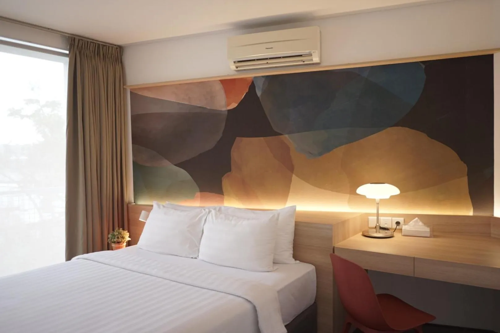Bed in Malaka Hotel Bandung