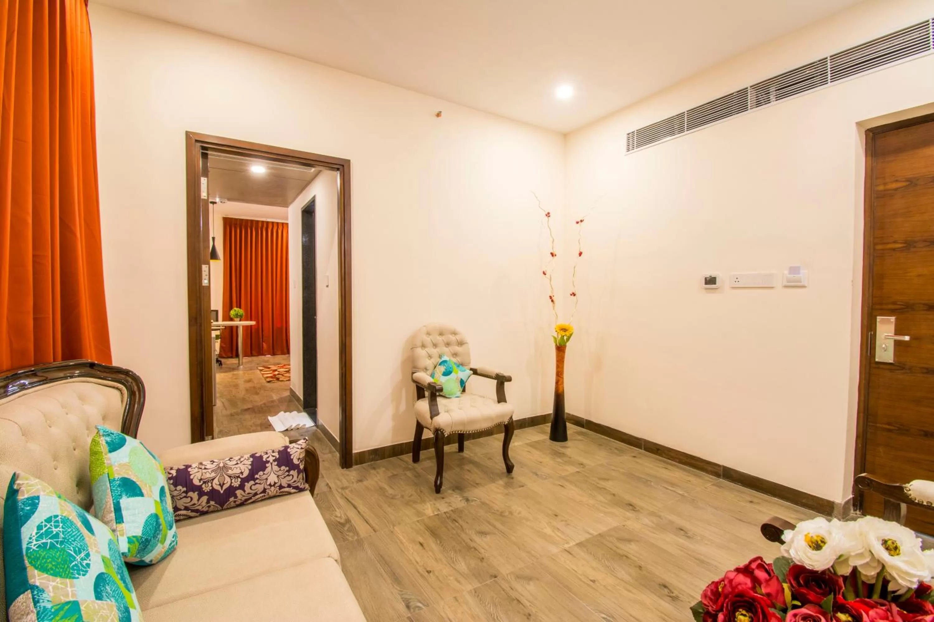 Living room in Mantris Hotel