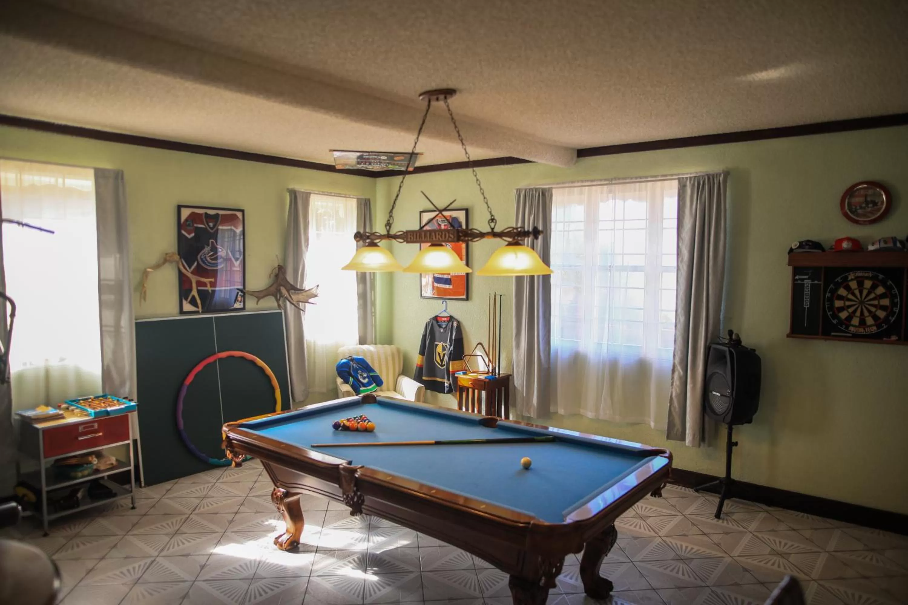 Billiard in Playa Hermosa Inn at the beach