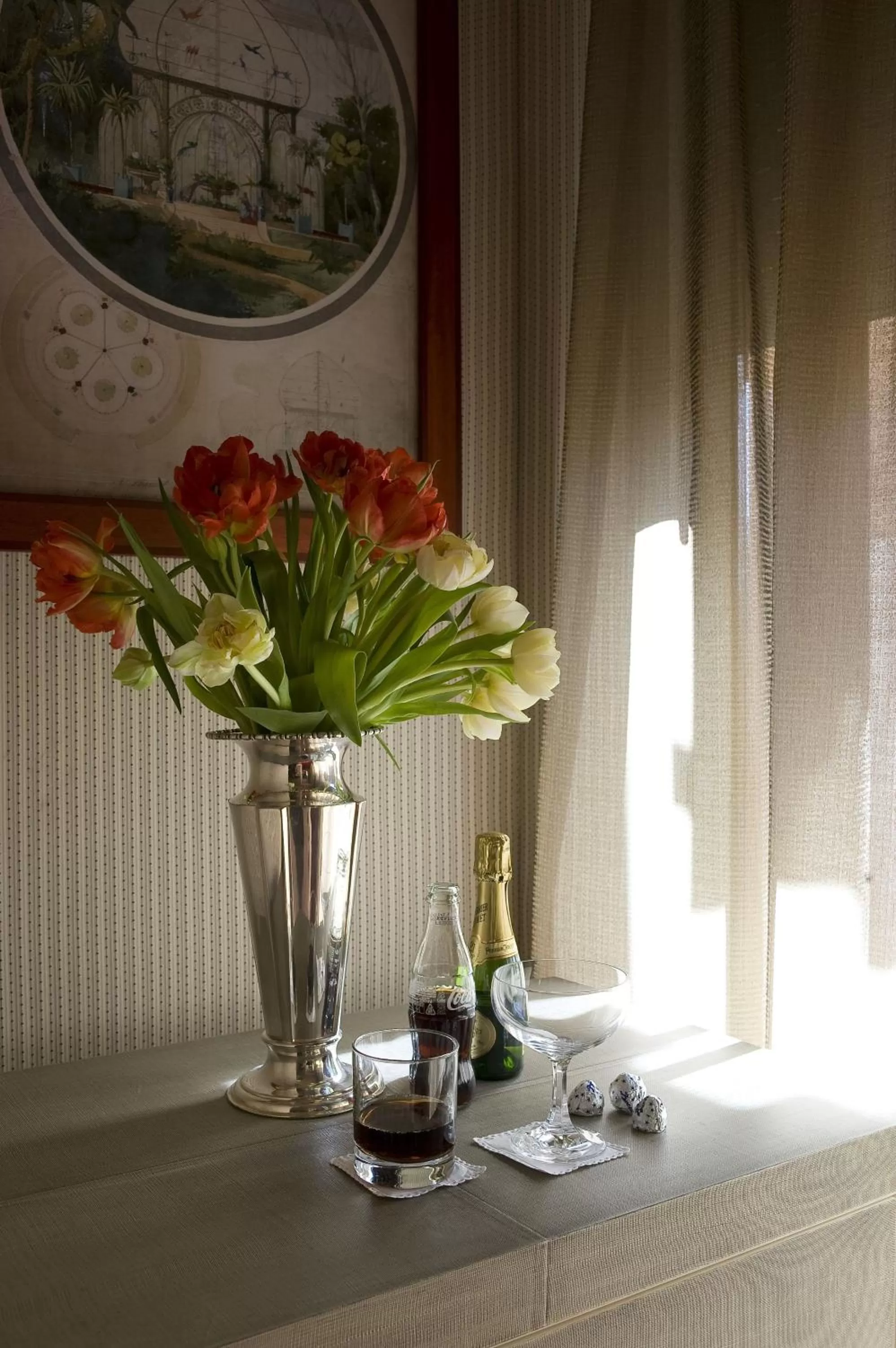 Decorative detail in Hotel dei Borgognoni