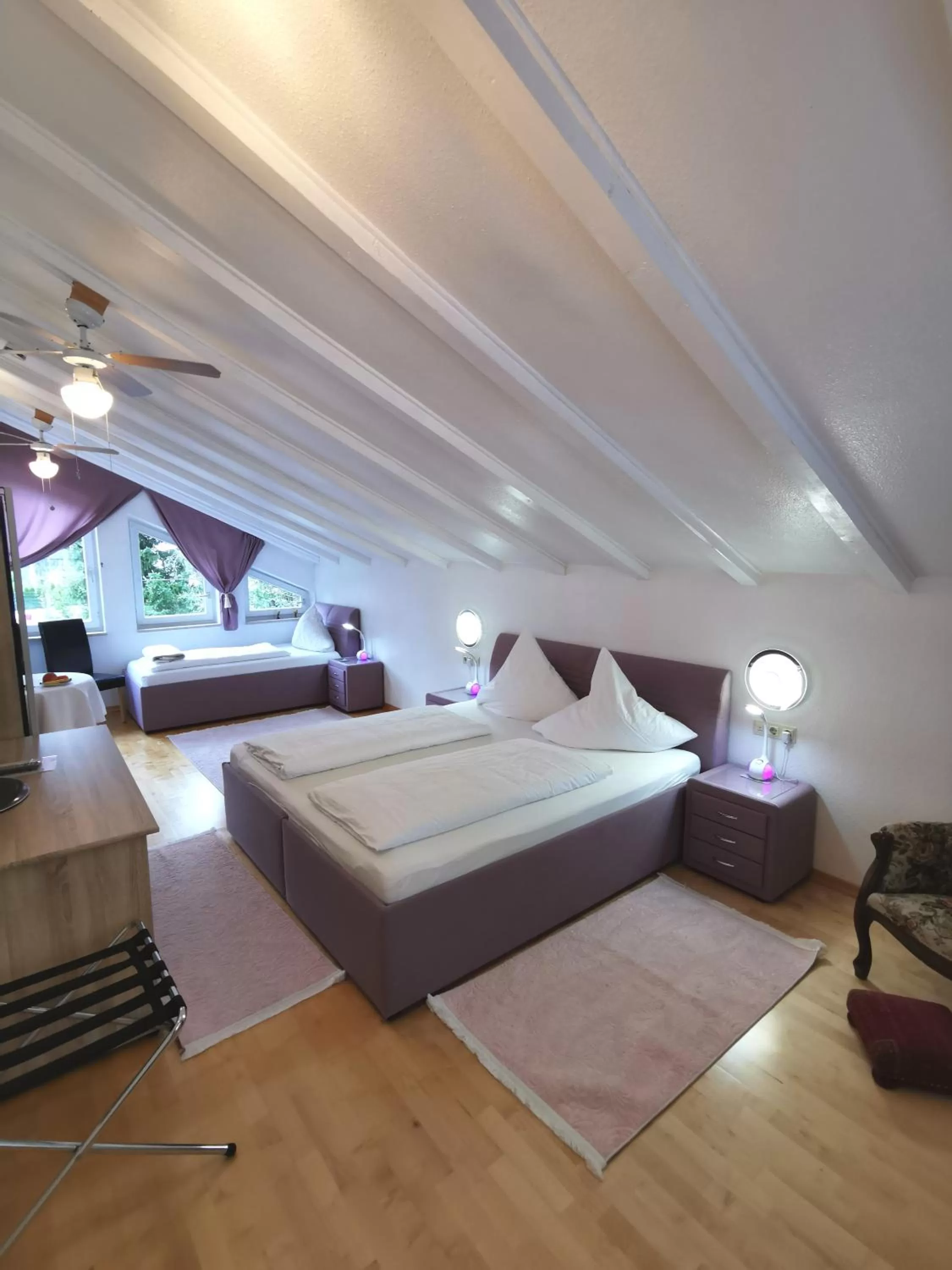 Bed in Pension Mozart