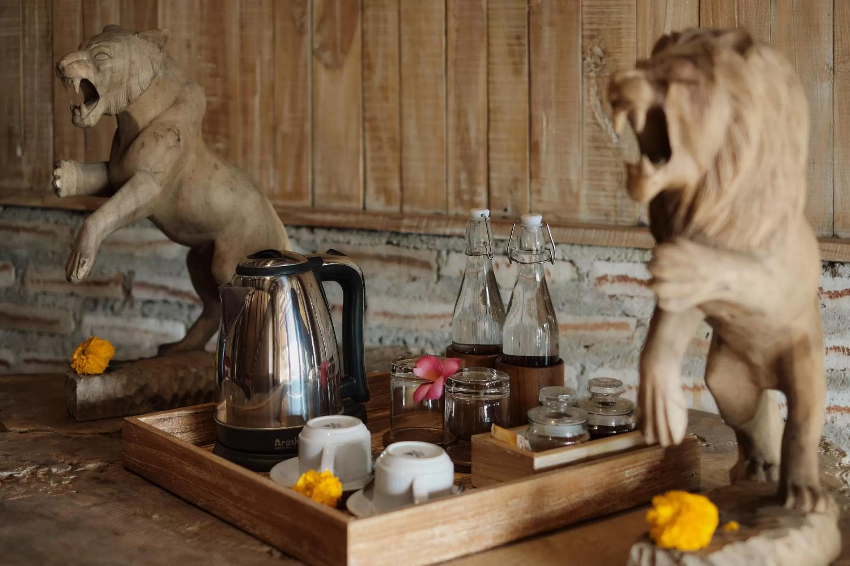 Coffee/tea facilities in Joglo Organik Guesthouse