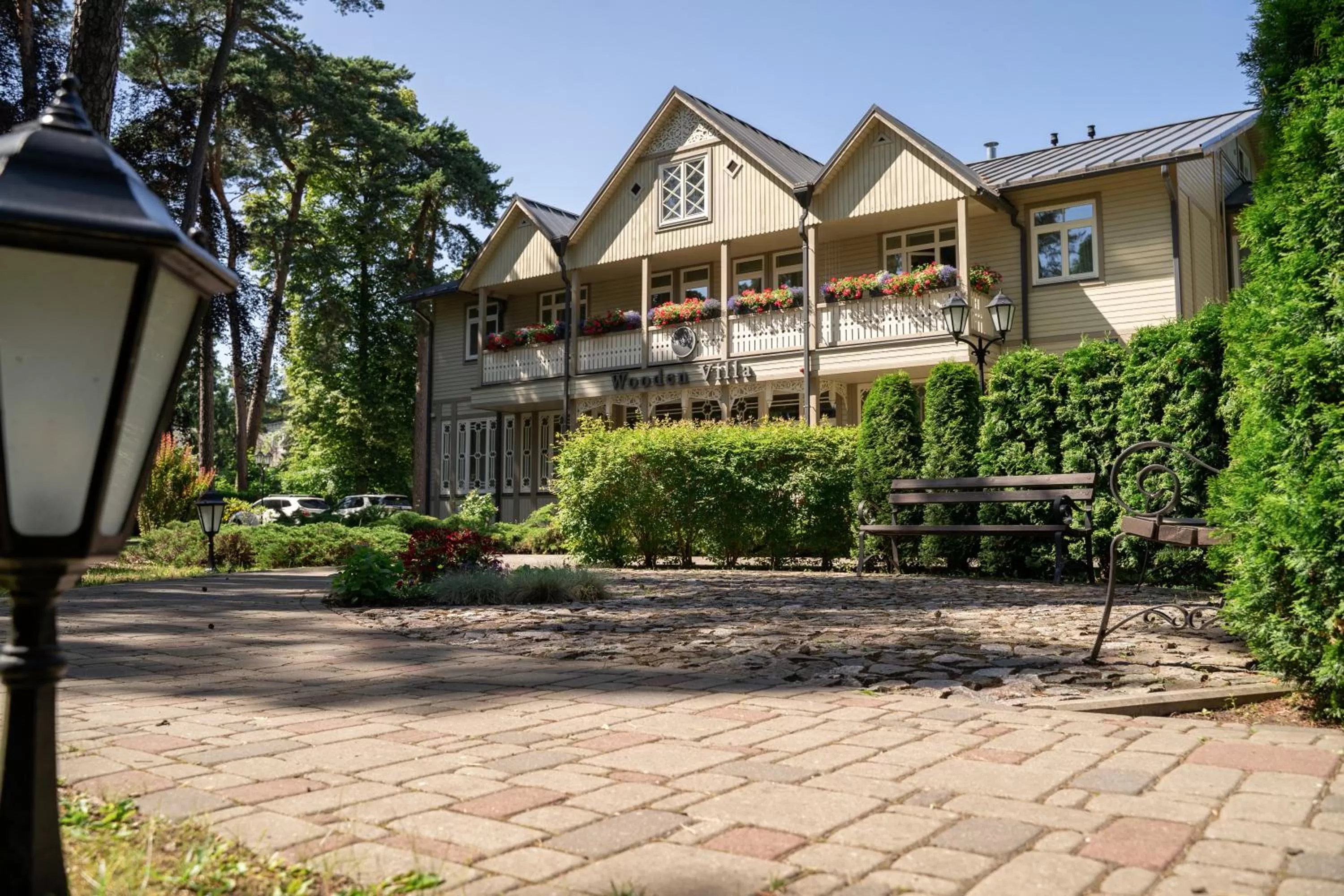 Garden view in Wooden Villa APARTMENTS