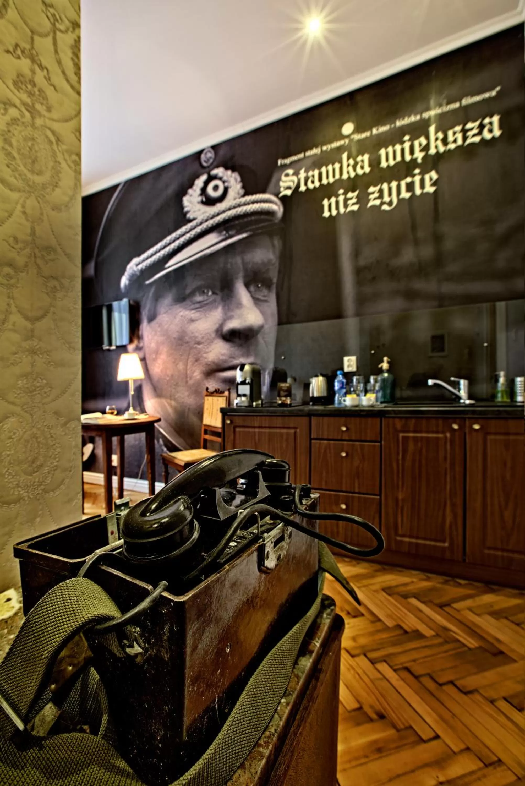 Kitchen or kitchenette in Stare Kino Cinema Residence