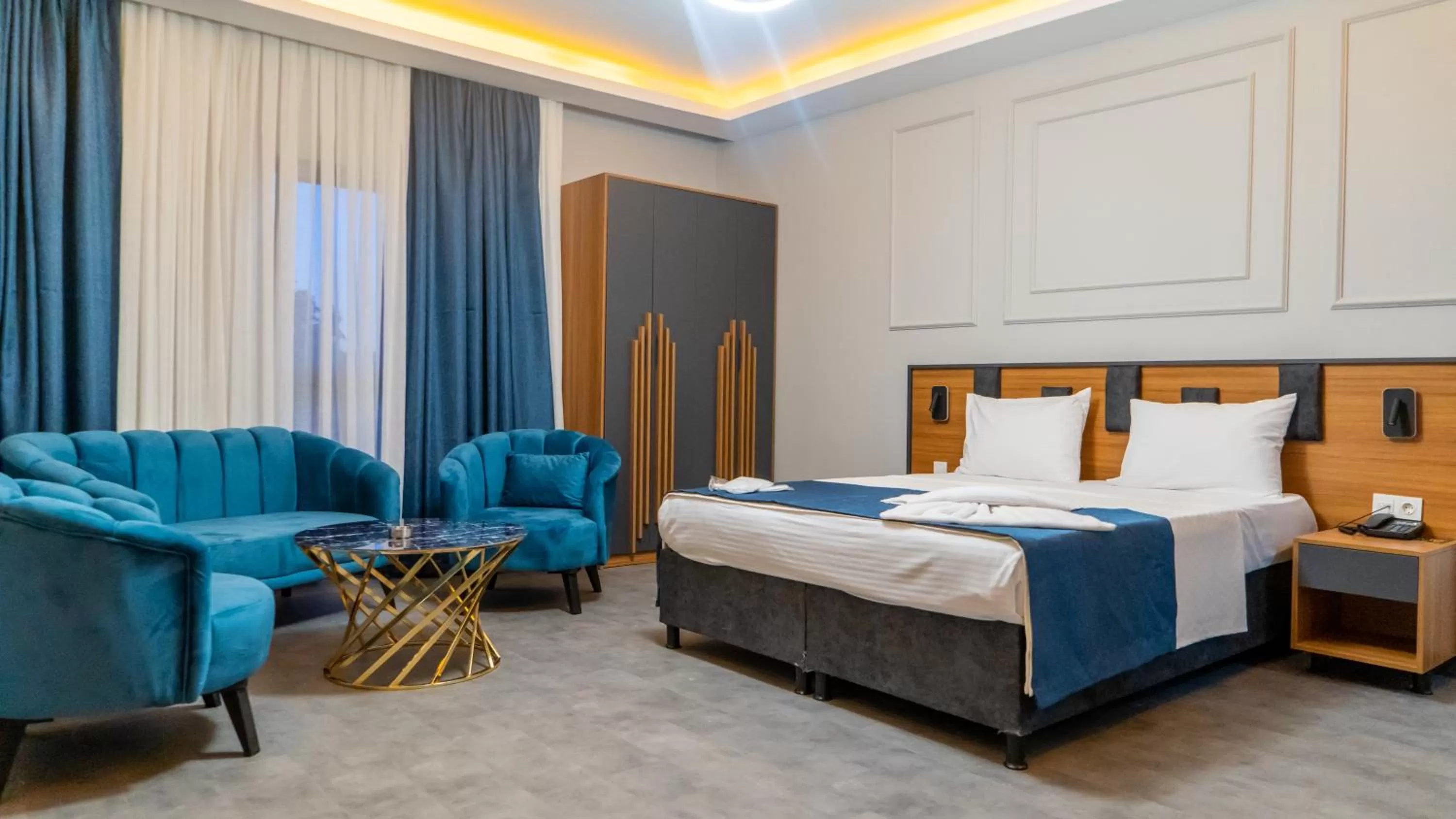 Bed in GRAND MOON HOTEL