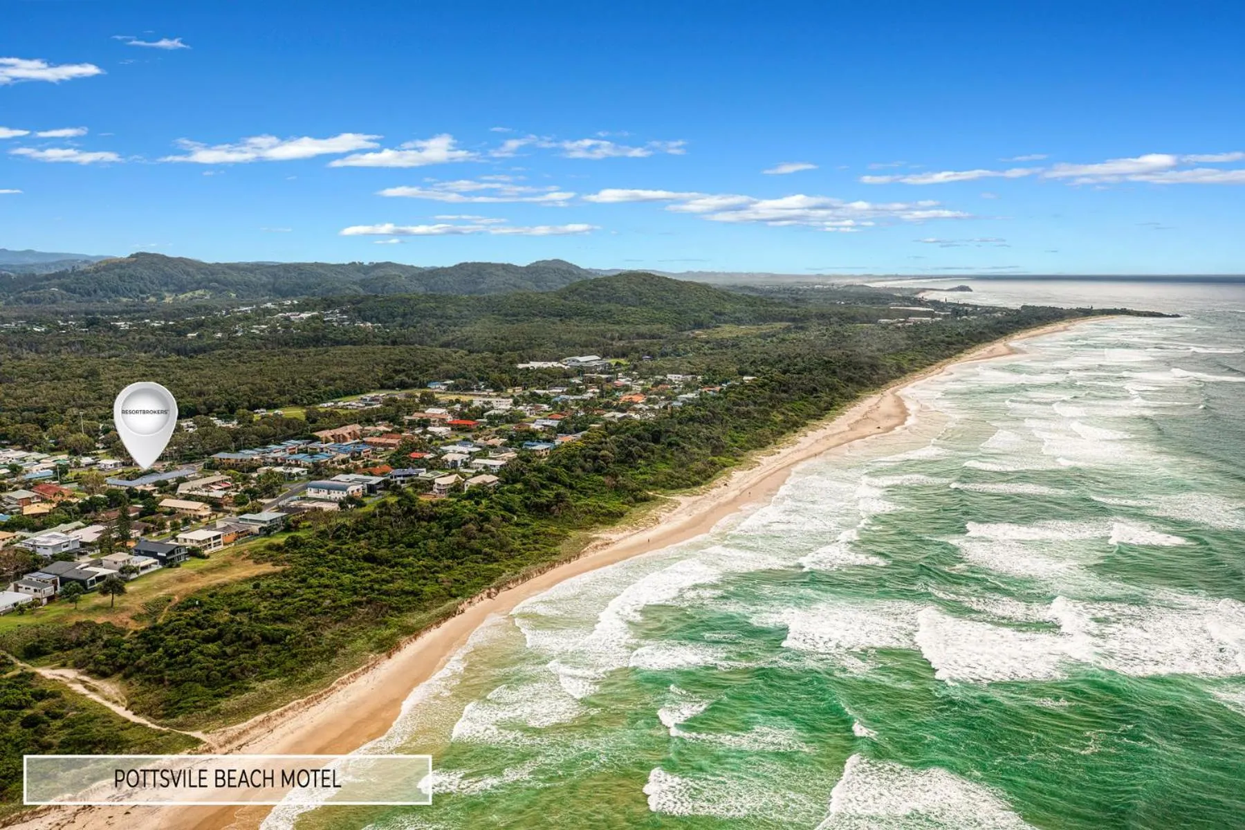 Beach in Pottsville Beach Motel