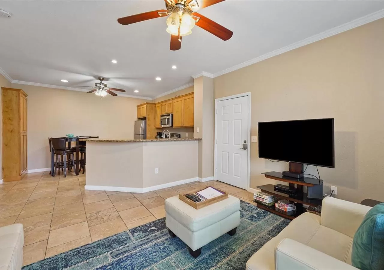 Living room in The Dawn on Galveston Beach