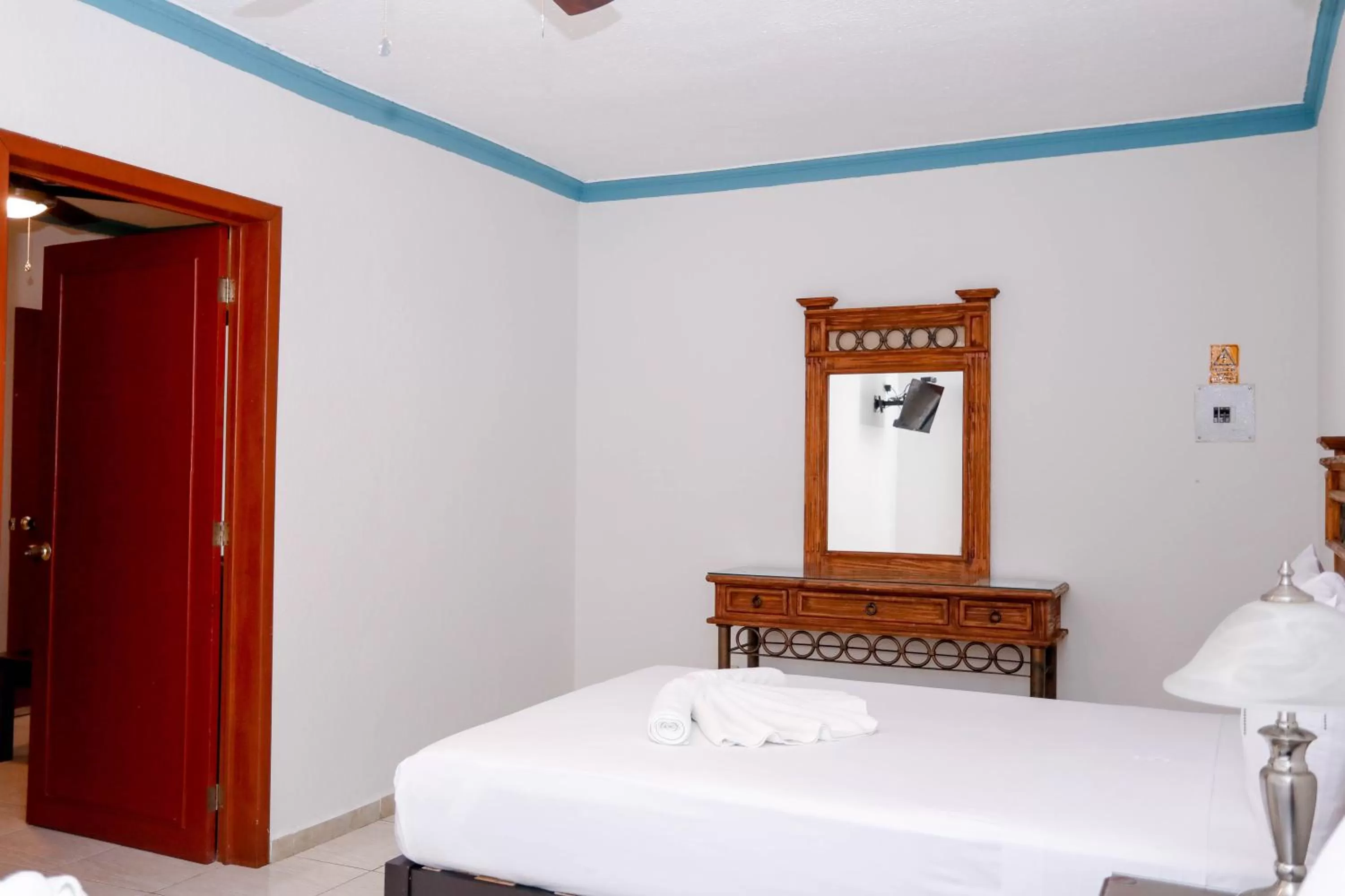 Bed in Hotel Avenida Cancun