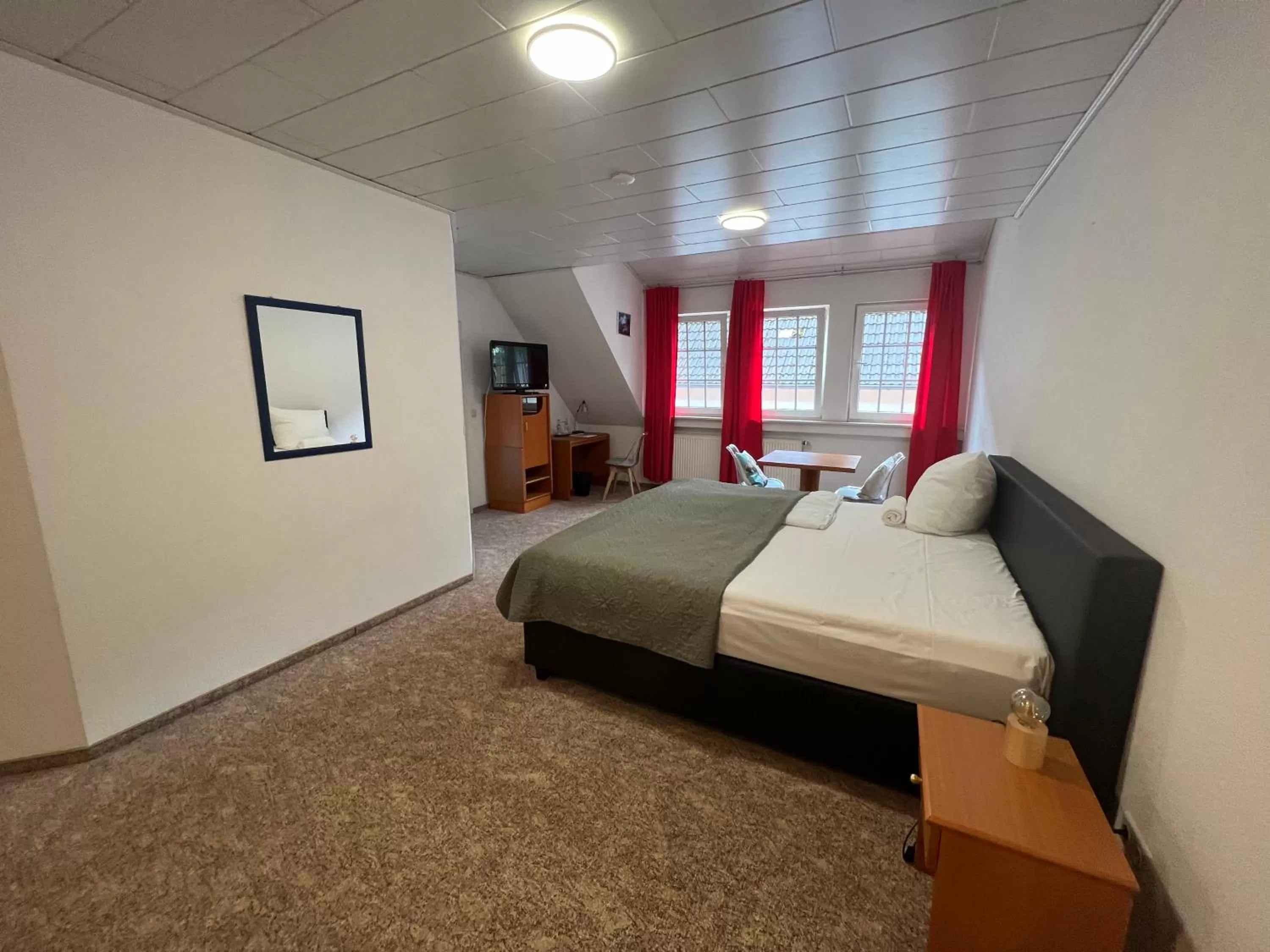 Bed in Hotel Rehkitz