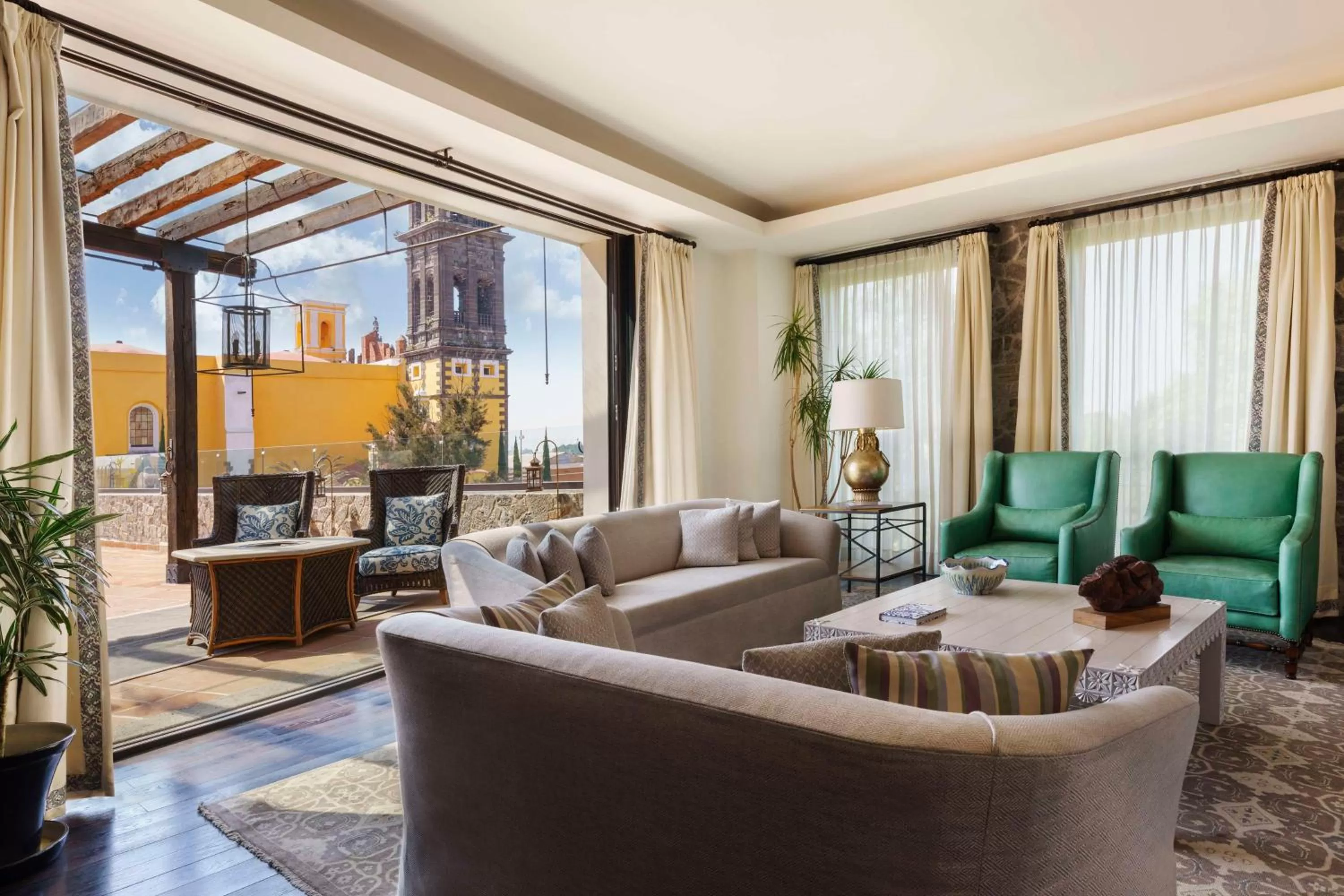 Bedroom in Banyan Tree Puebla