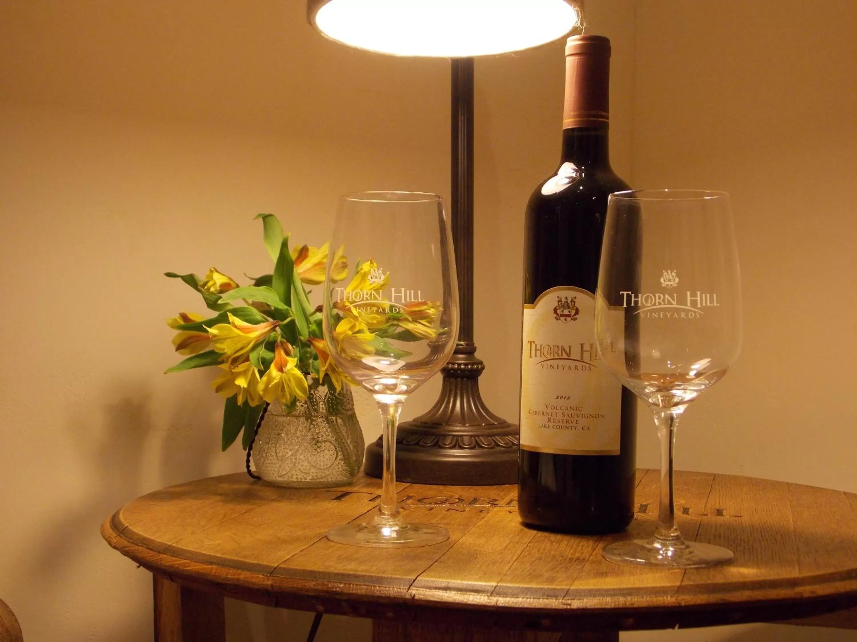 Alcoholic drinks in Thorn Hill Vineyards Villa Suites