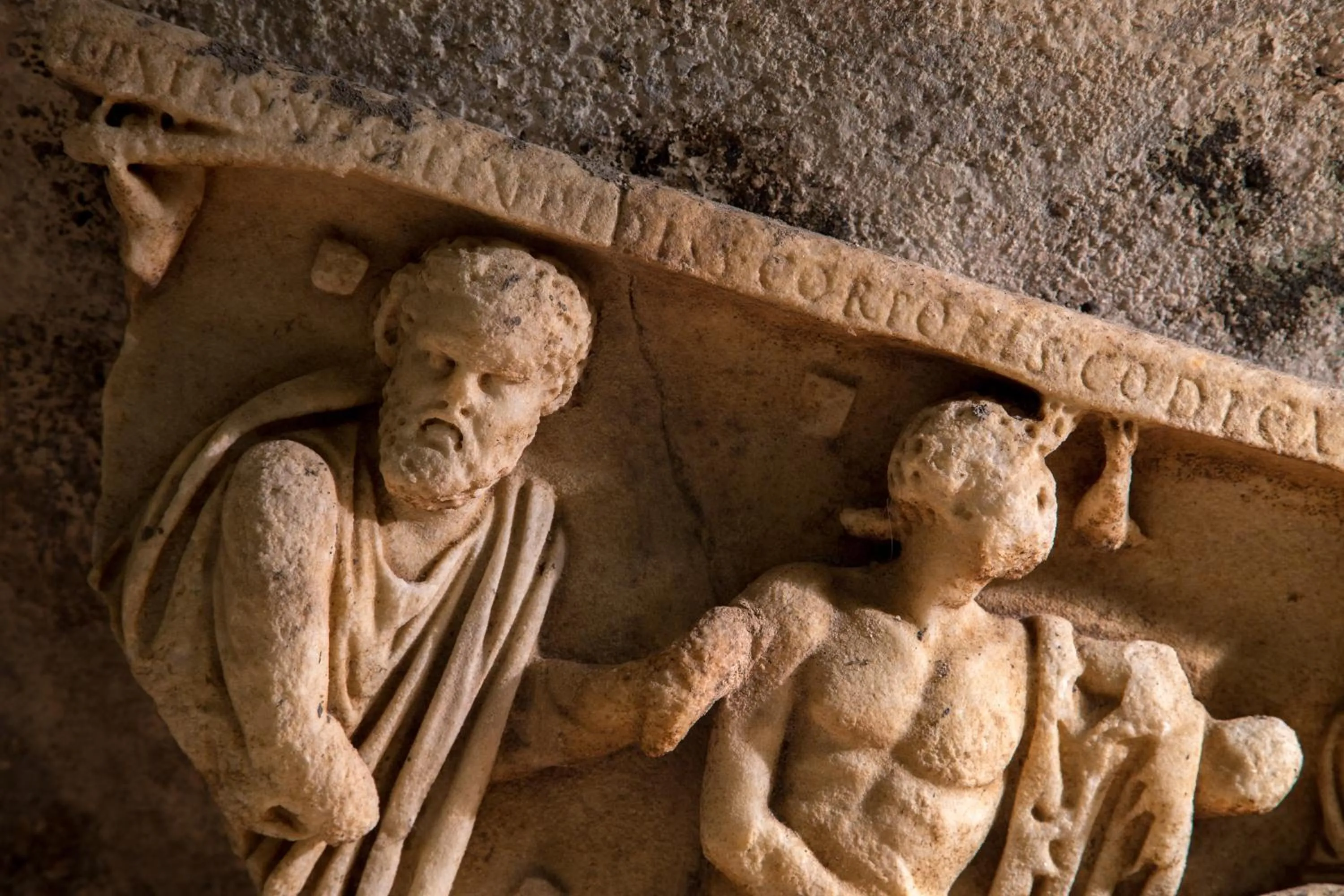 Decorative detail in The Inn at the Roman Forum Luxury Collection - The Inn At The Roman Forum