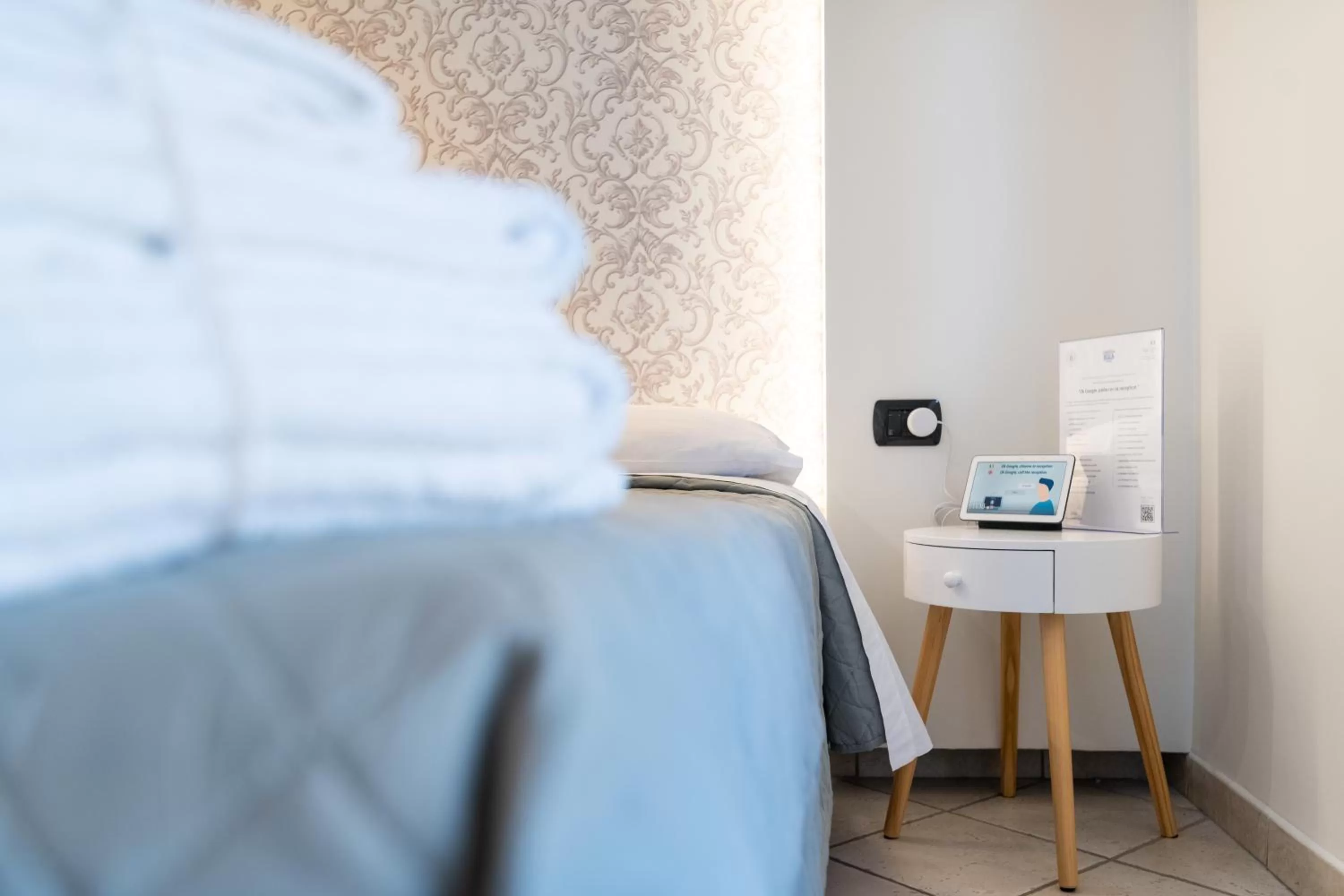 Bed in Villa Rocla guest house Pompei