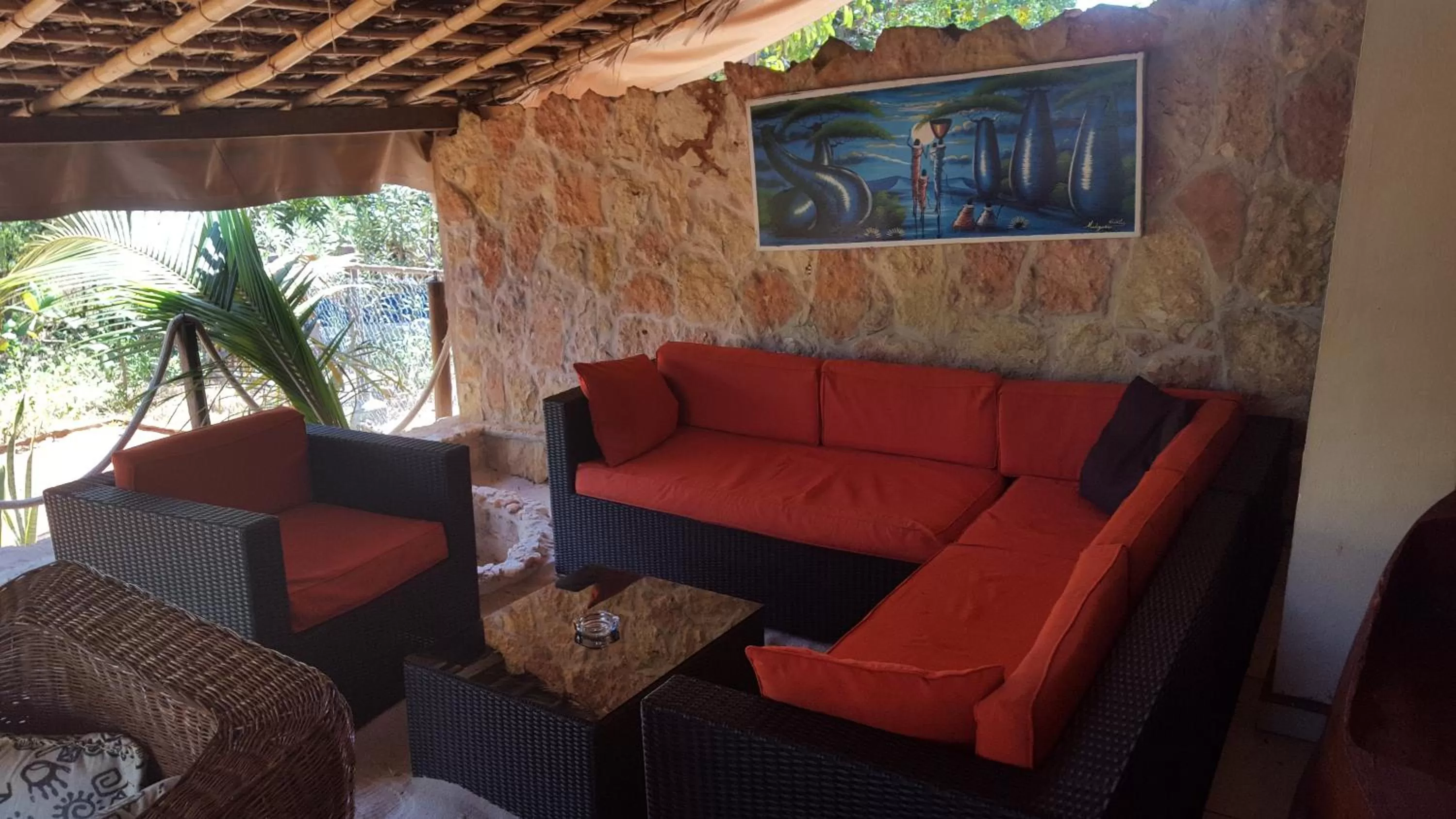 Seating Area in Hotel Lakana Ramena