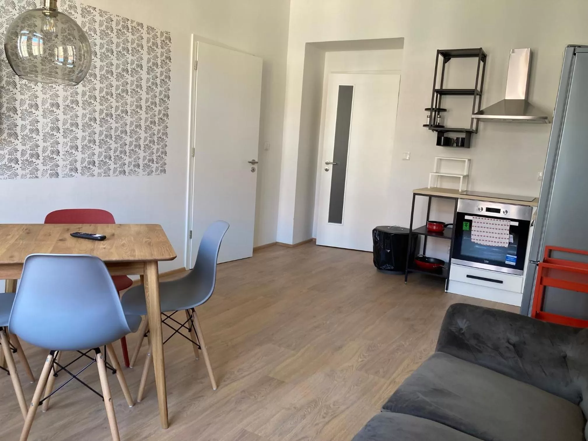 Living room in Žižkov tower suites