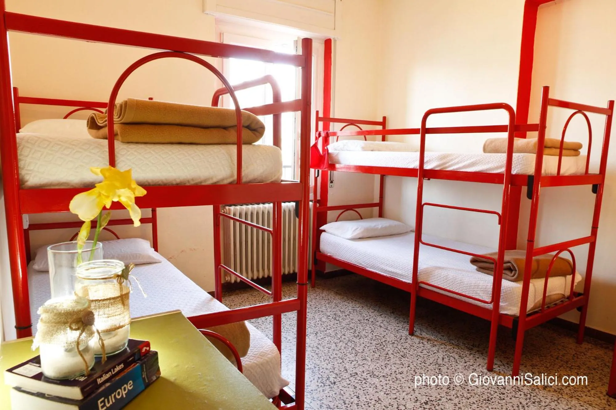 Bed in Lake Como Hostel