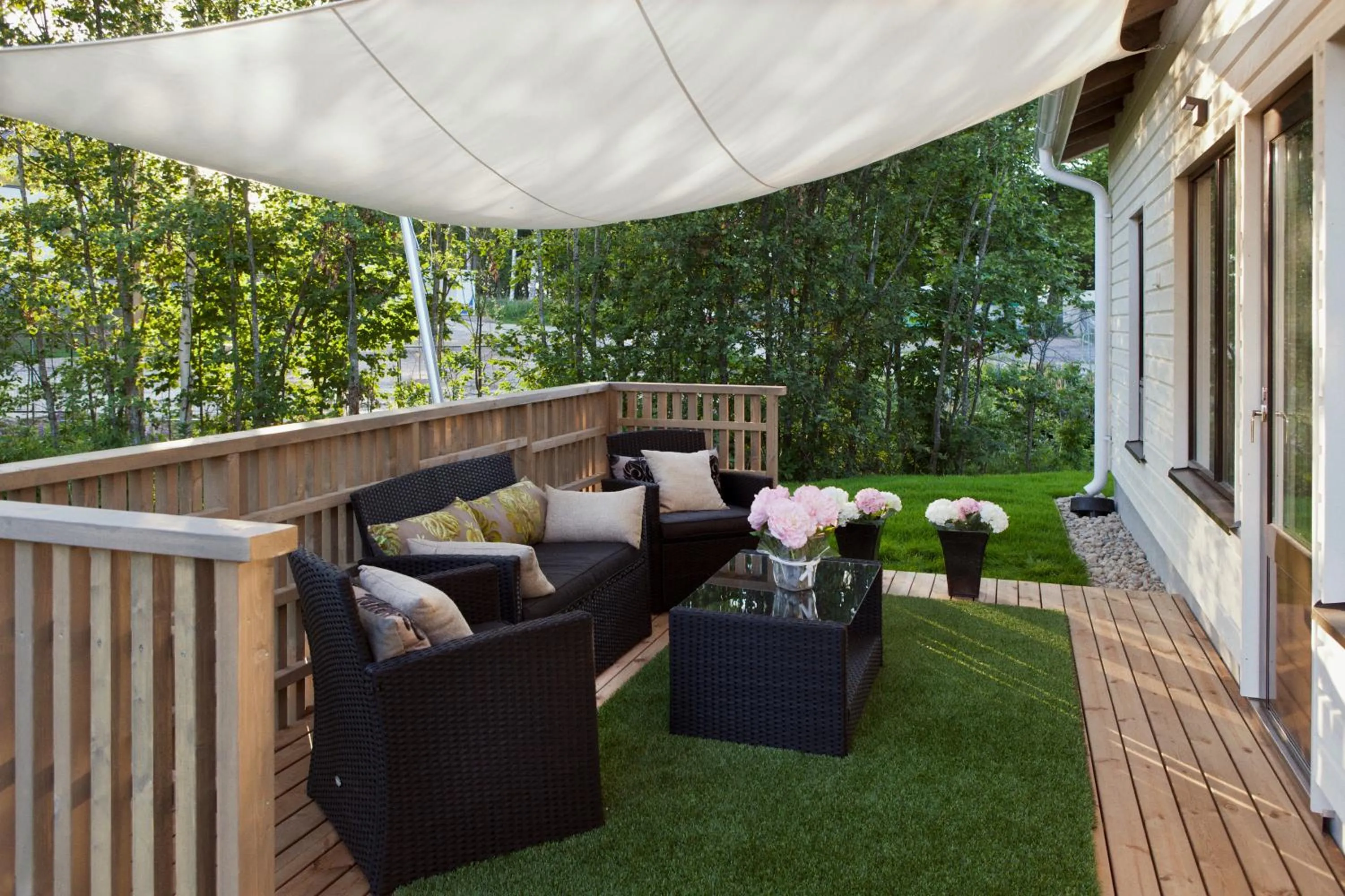 Patio in Holiday Club Saimaa Apartments