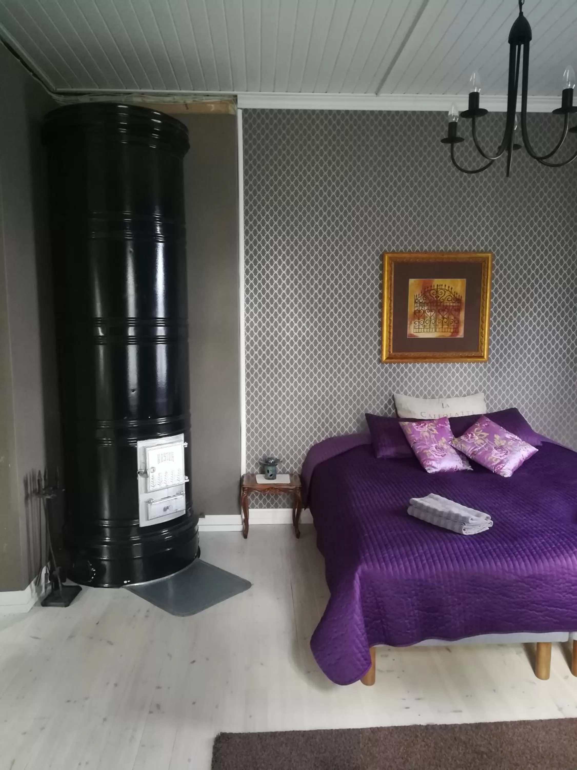 Bed in Hotelli Huiskankorpi Boutique Hotel