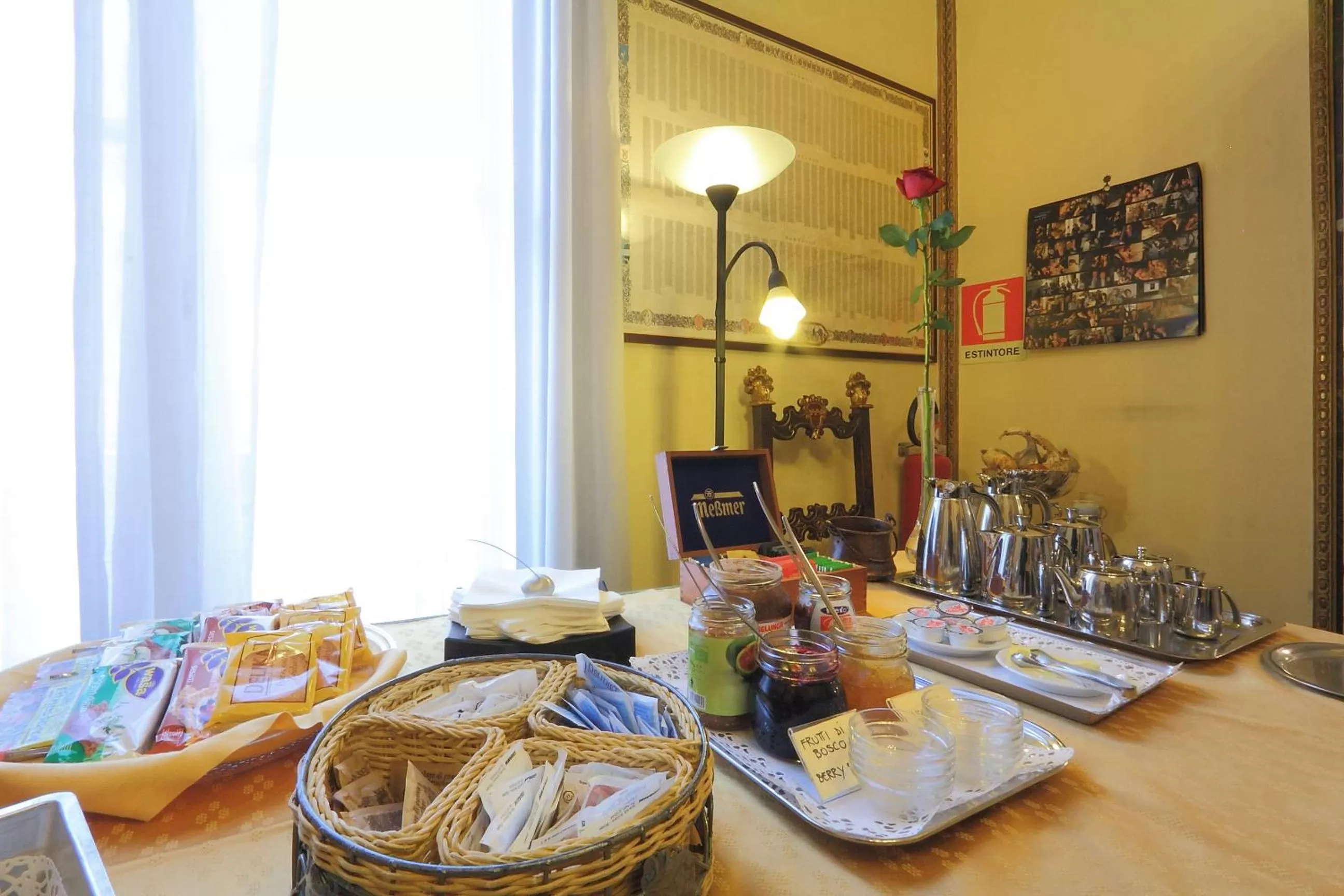 Buffet breakfast in Hotel Villa Liana