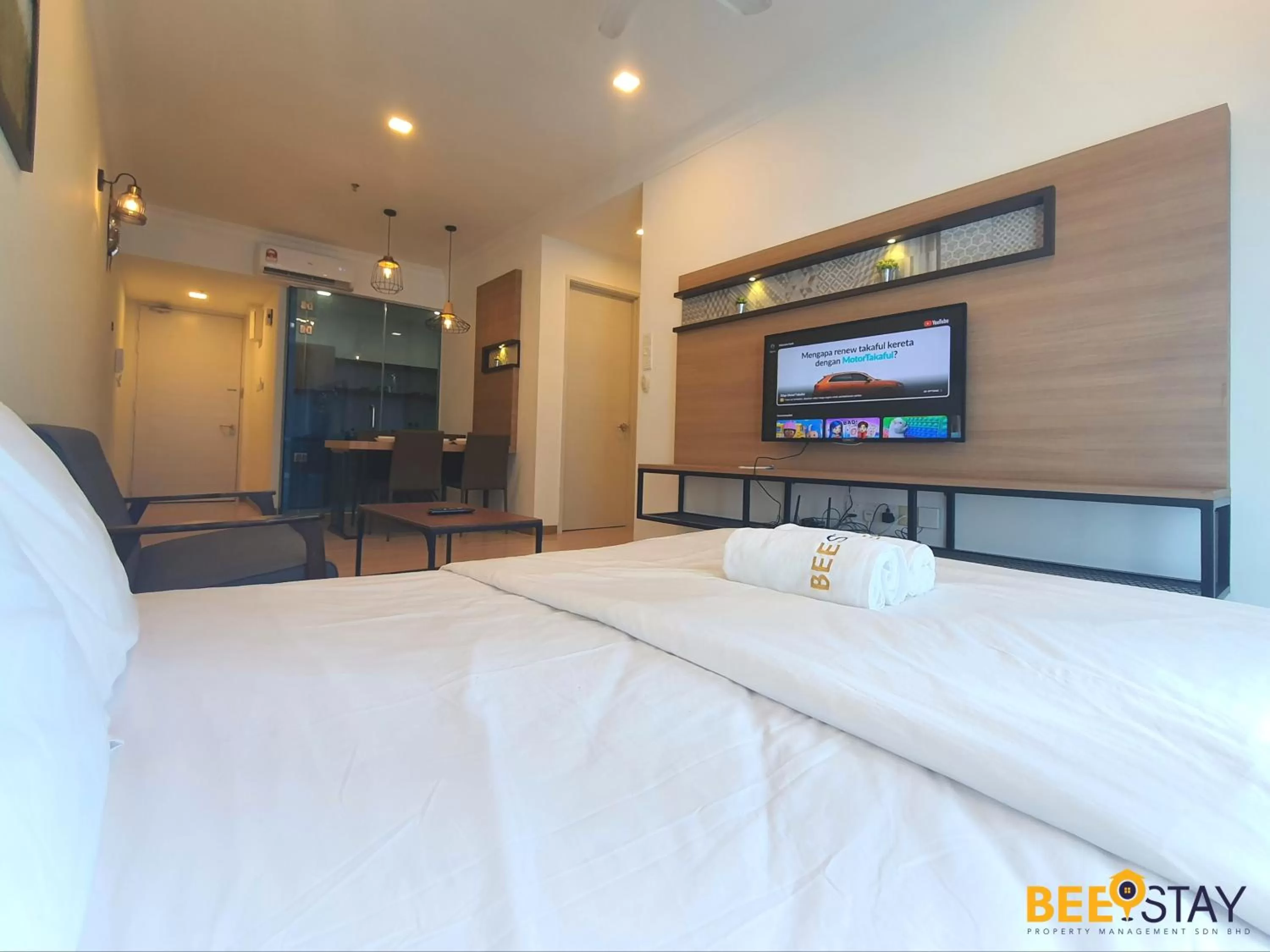 Bed in The Wave Suites Melaka by BEESTAY