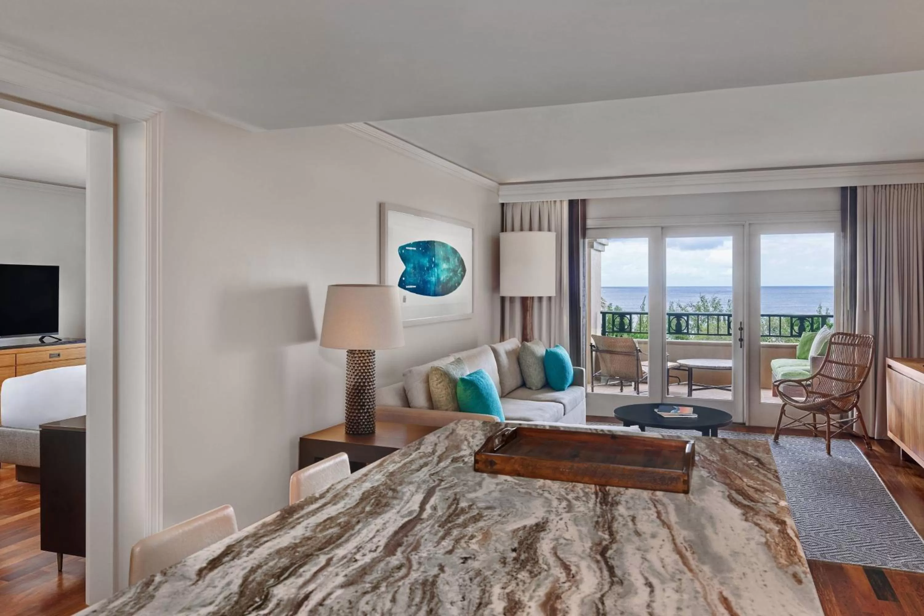 Bedroom, Bed in The Ritz-Carlton Maui, Kapalua